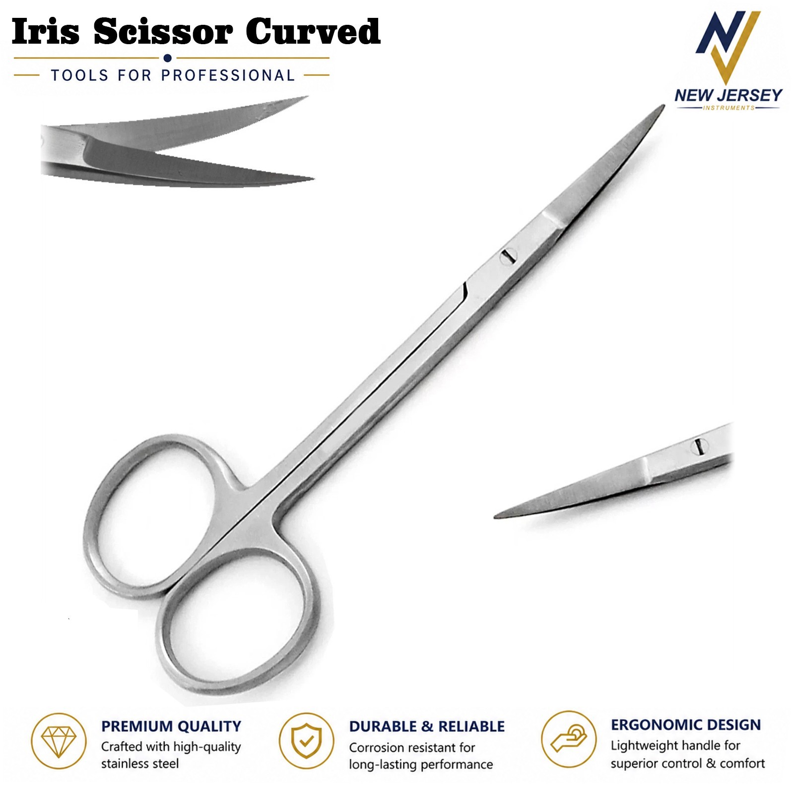 Dental Micro Surgery Instrument Surgical Tweezer Dissection Scissor Forceps Tray