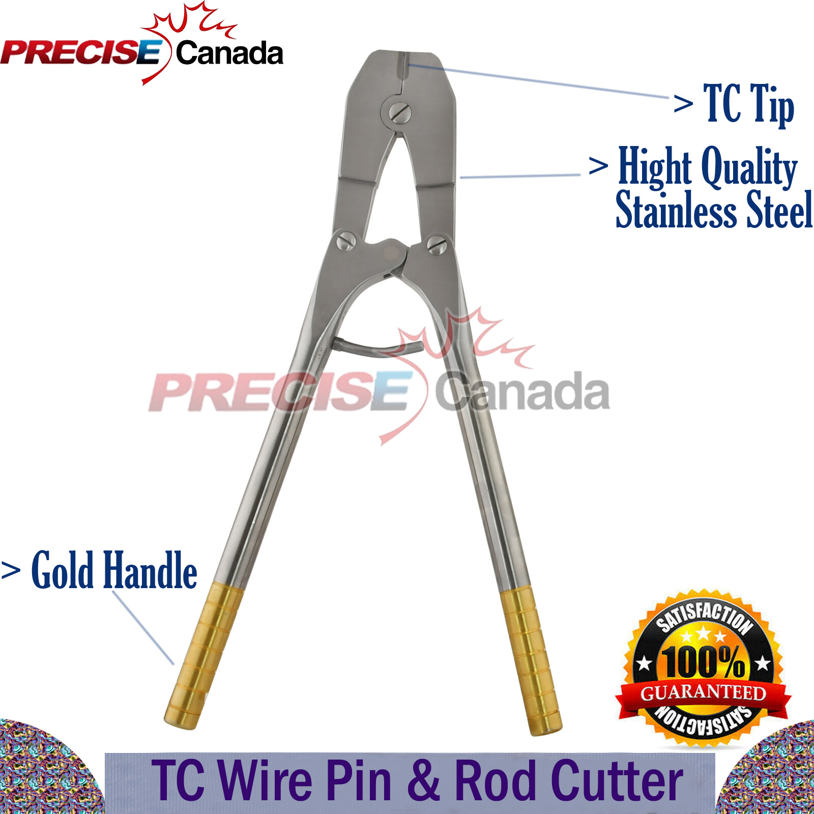 T/C Wire Pin And Rod Cutter 15” Orthopedic Surgical Instruments OP-054
