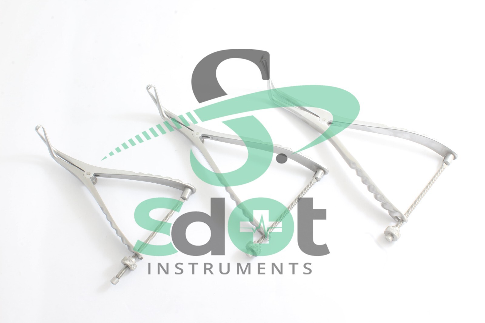 Set of 3 Stifle Distractor with Spinlock 15cm, 19cm, 21cm orthopedic Instruments