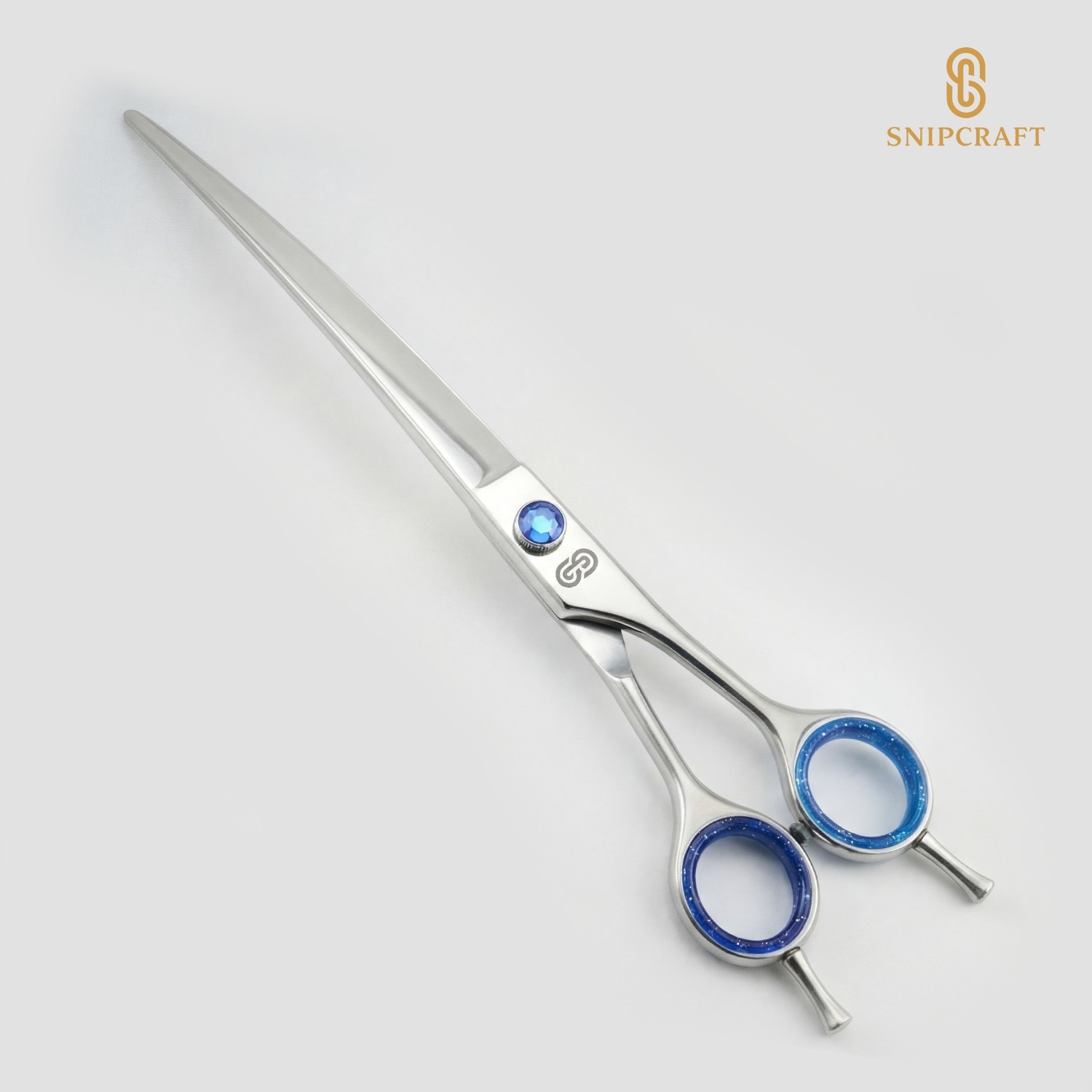 9″ Professional Pet Grooming Scissor Curved Shears Japanese Stainless Steel