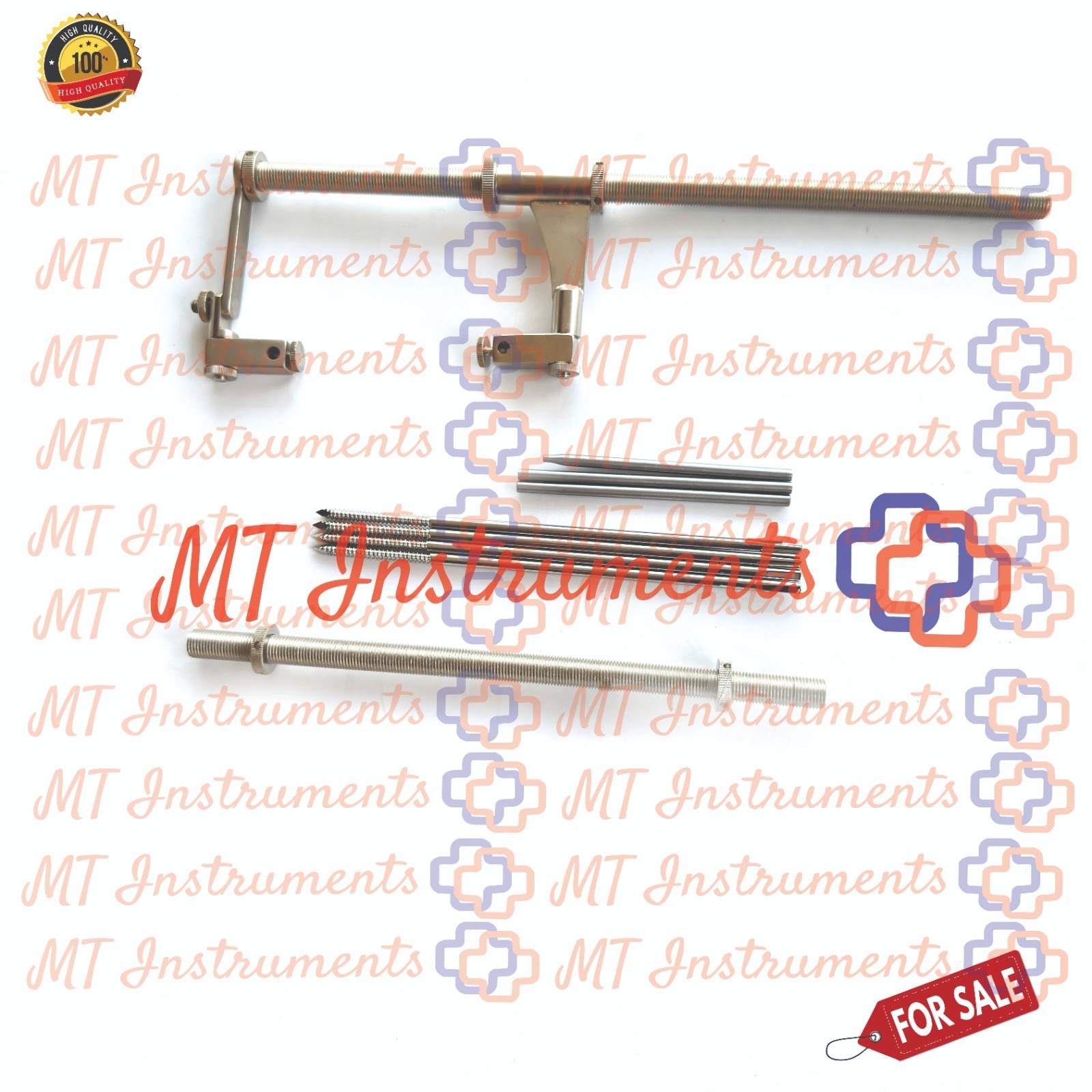 Femoral Distractor Set of 9 Pcs Orthopedic Instruments Bone Fracture A+ Quality