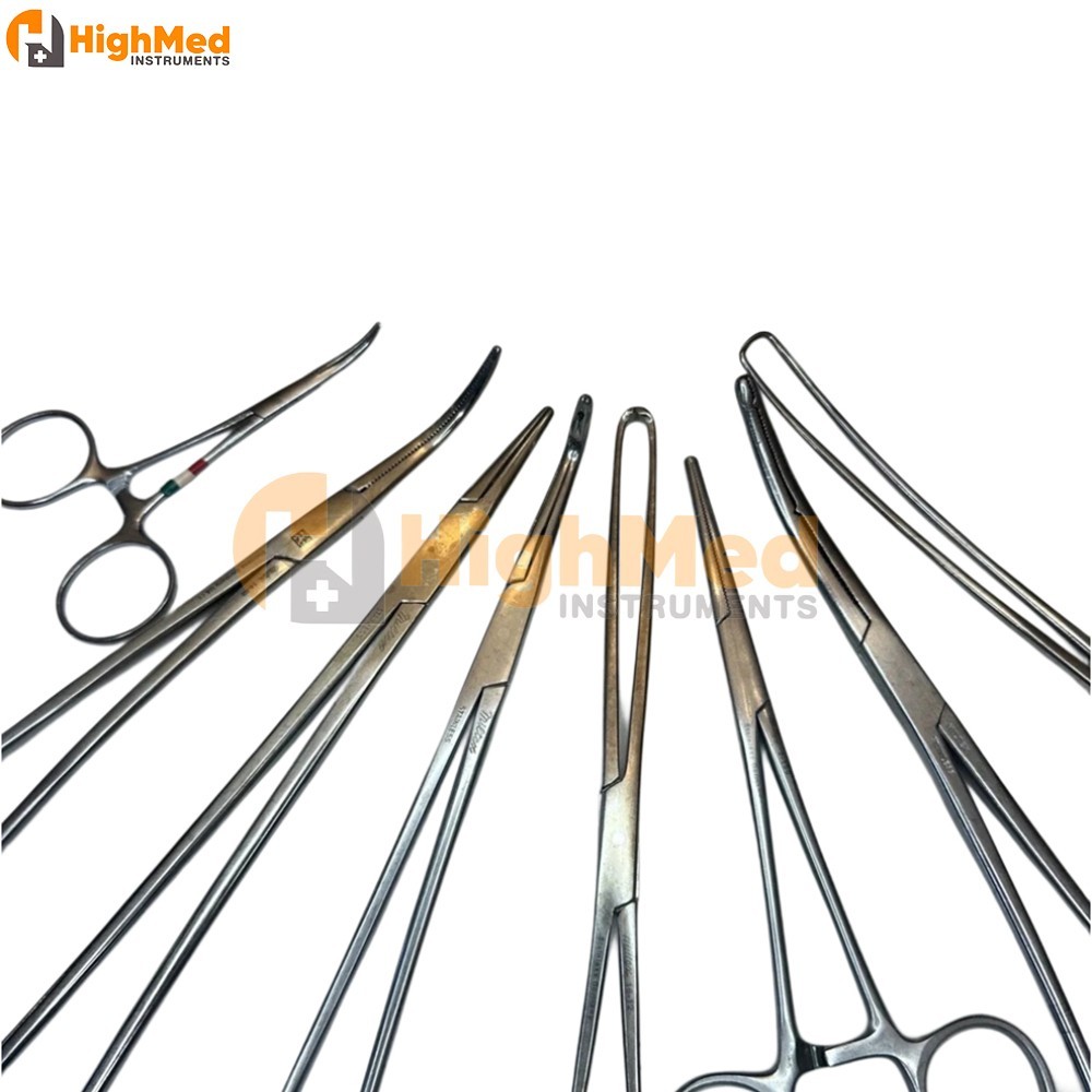 Set of 8 Miltex Artery Clamps General Surgery