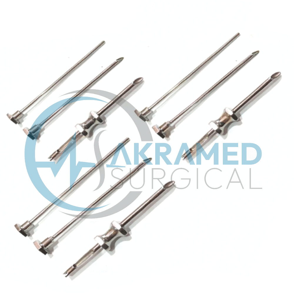 6 Sets of HRT TROCAR 3.5mm And 4.5mm Cannula & Obturator
