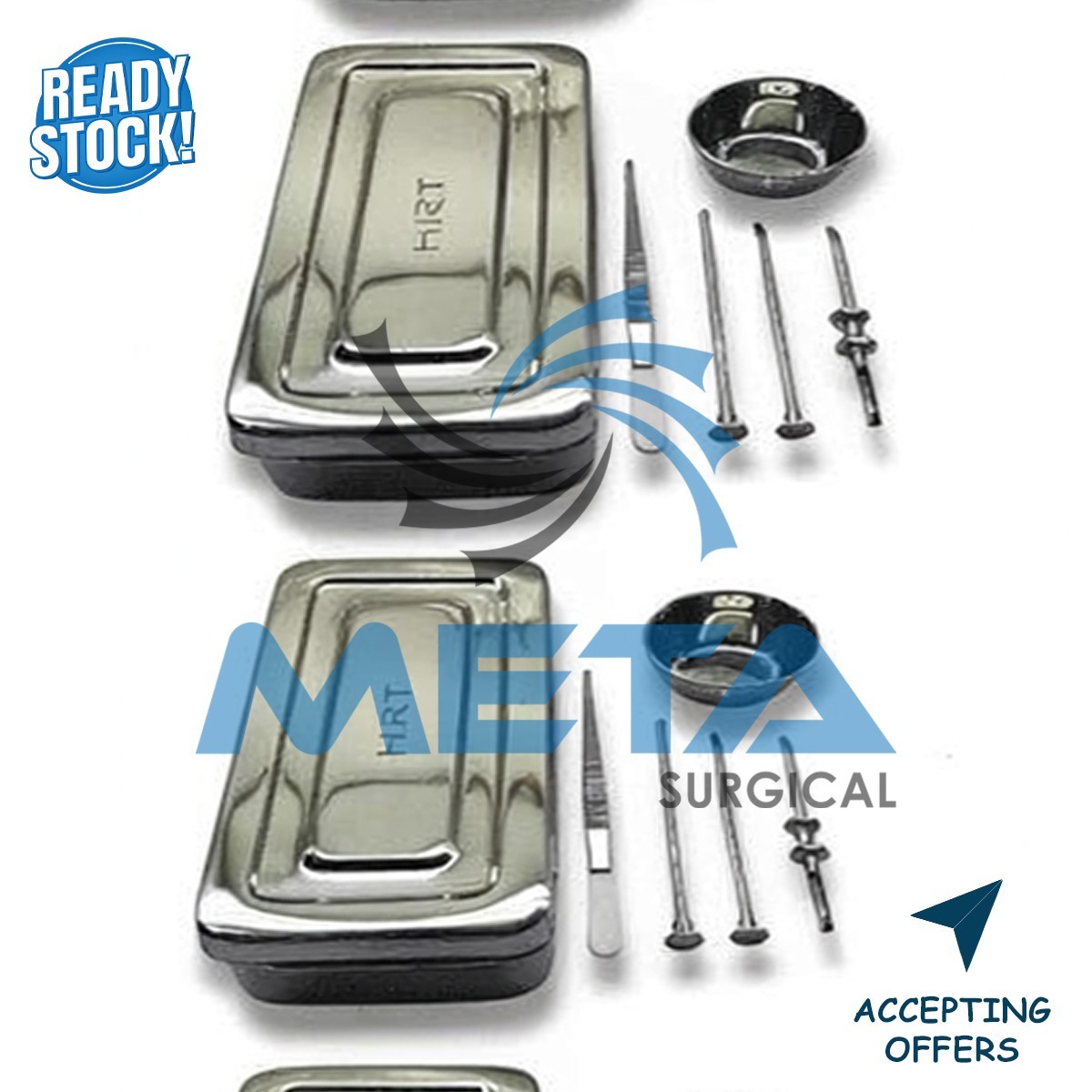 3.5mm &4.5mm HRT Trocar kits Hormone Replacement Pellet Insertion Trocars 10 Set