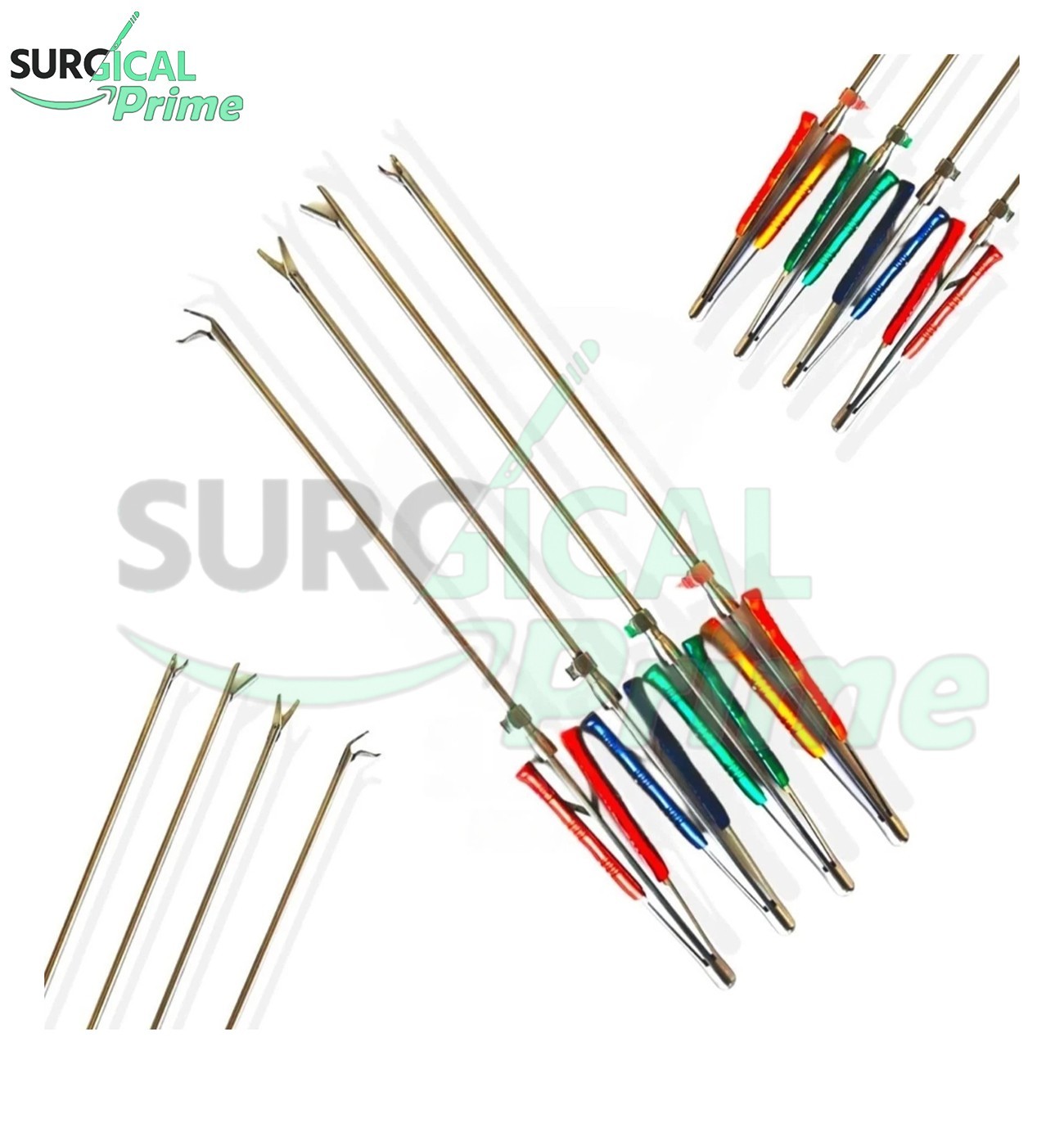 Valve XS MICS Knot Pusher, Scissors, Forceps & Needle Holder Set Cardiac Surgery