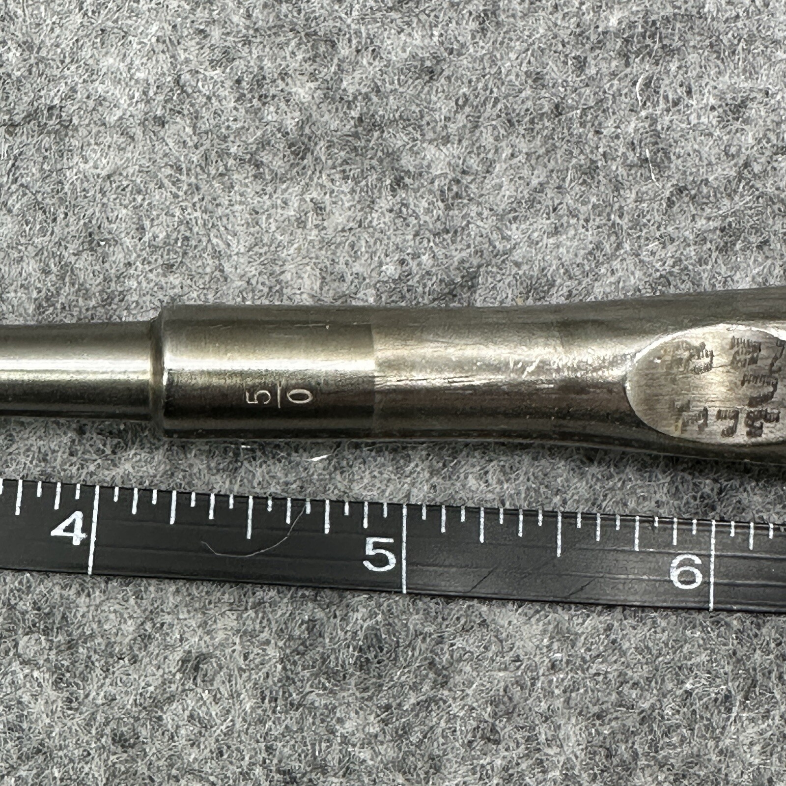 Ruggles Integra Neuro Fusion Angled Flatback Curette 23cm R2800 Size 5 Spinal