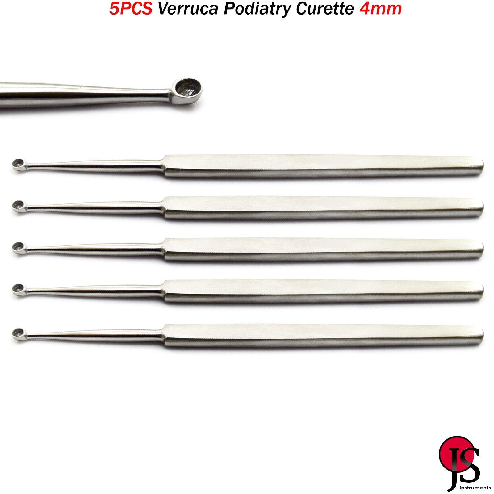 Podiatric Plantar Wart Curettage Pedis Verruca Dermal Curette Podiatry Surgical