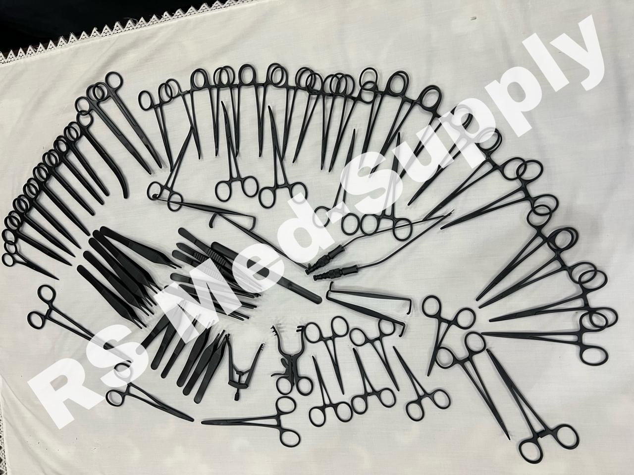 Plastic Surgery Surgical instruments Kit BLACK COATED 72 PCS