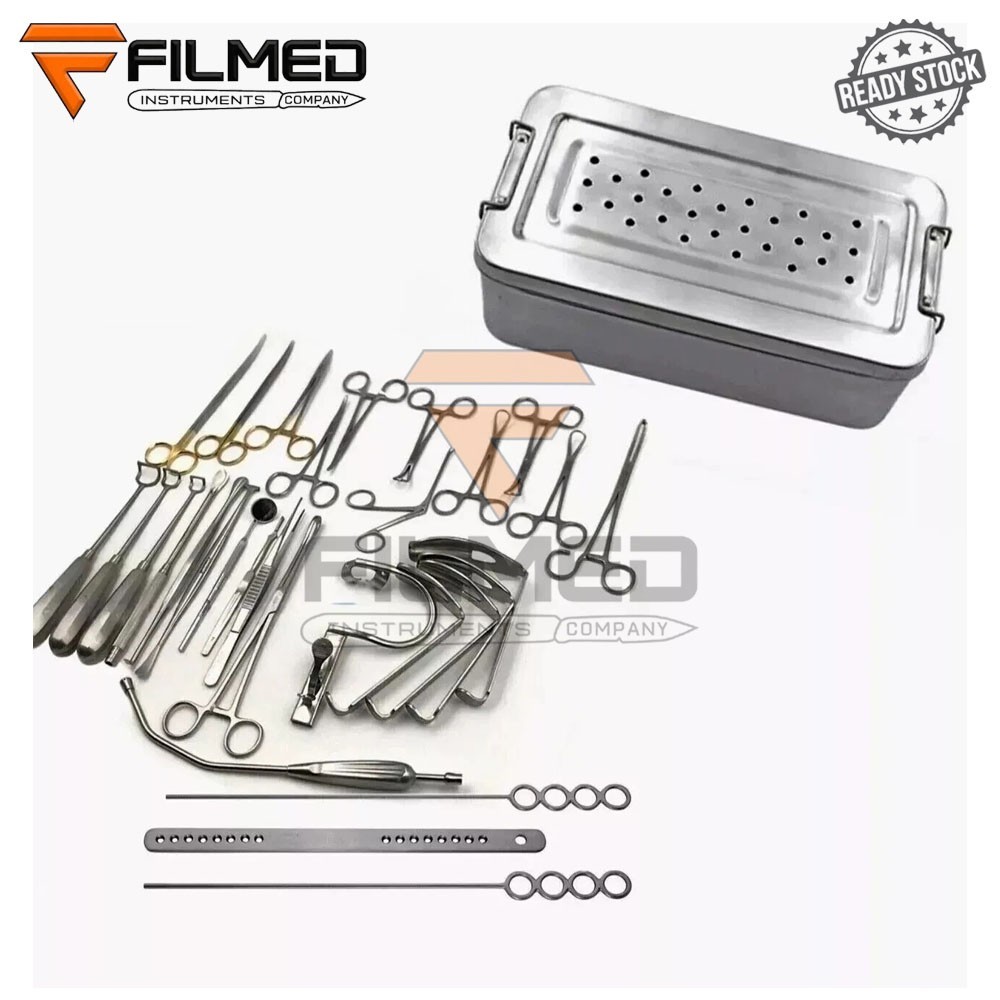 Tonsillectomy & Adenoidectomy 30 Pcs Kit Surgical Instrument Set with Box