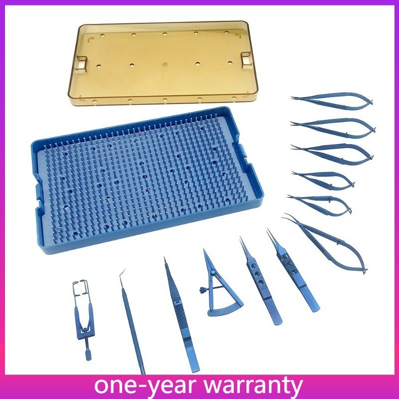 12PCS Ophthalmic Glaucoma Surgical Instruments Kit Lasik Glaucoma Surgery Set