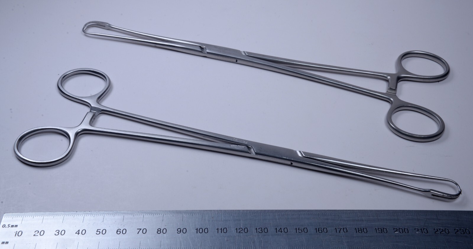 2X Pilling Weck #754160 Wylie Uterine Tenaculum 9½” Stainless Steel Surgical