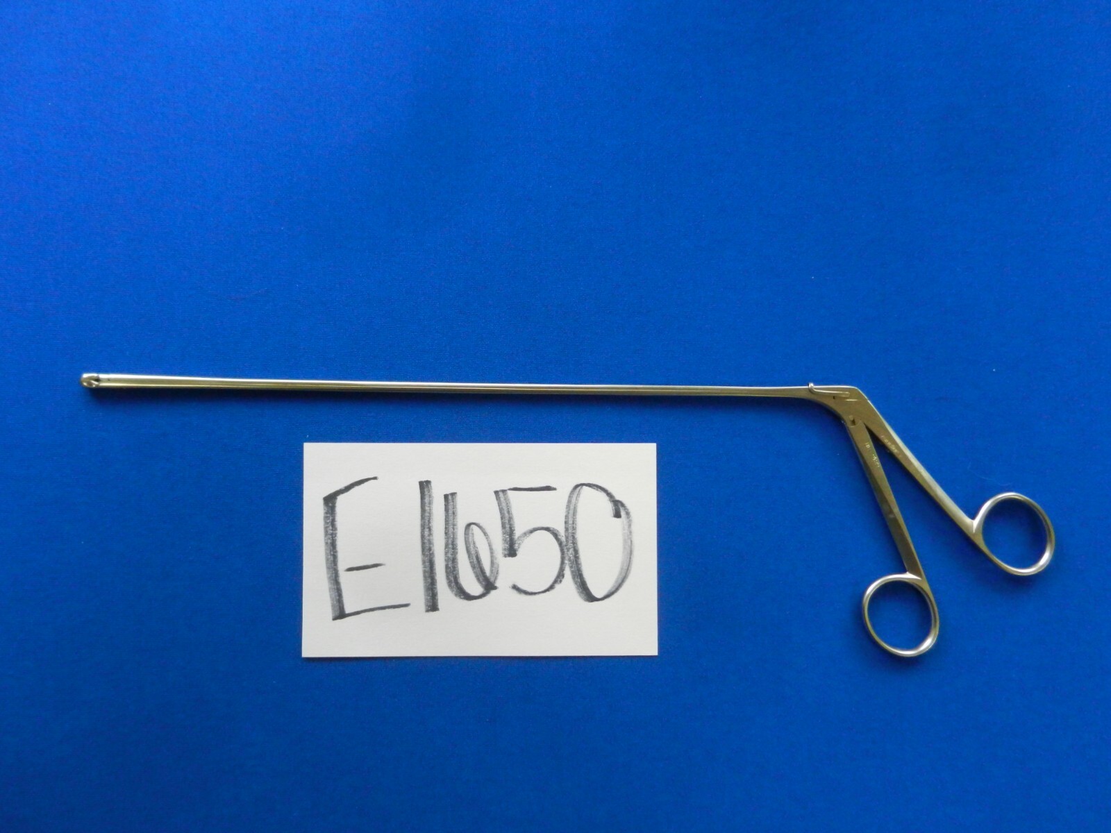 E1650 V. Mueller Surgical Jackson Laryngeal Forceps 27.9cm Overall Length BE2422