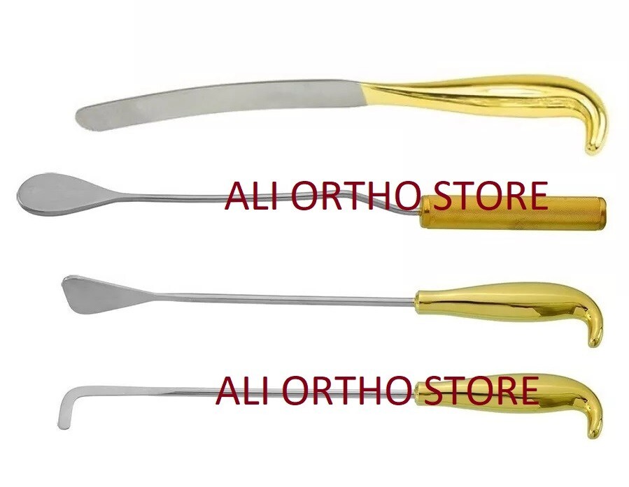 Breast Dissector MacCollum Dingman Dissector Spatula Set of 4 pcs Japanese Steel