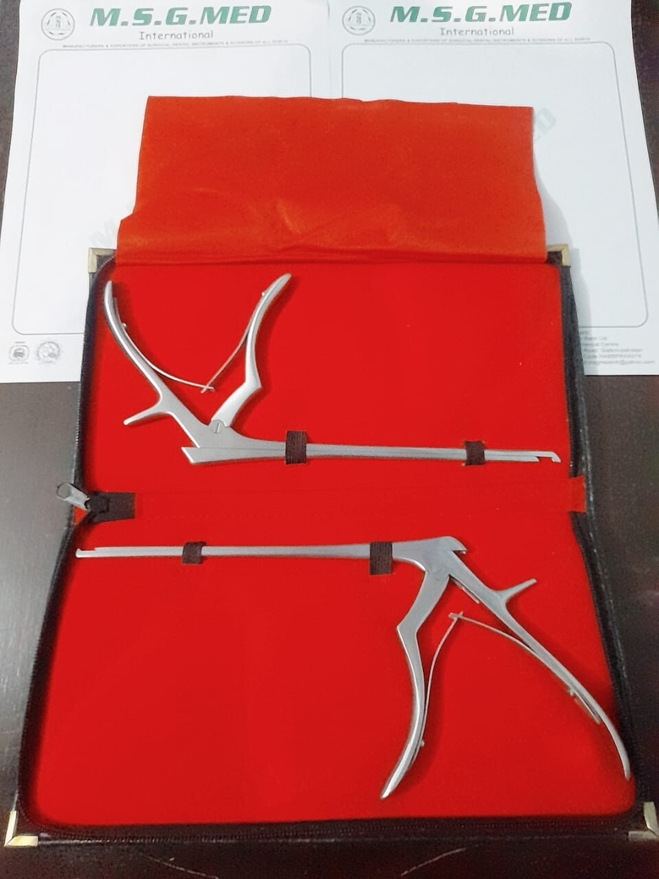 Kerrison laminectomy Punch 20cm/1m,2m,3m,4m 5m Stainless Steel 2PC Set With Bag