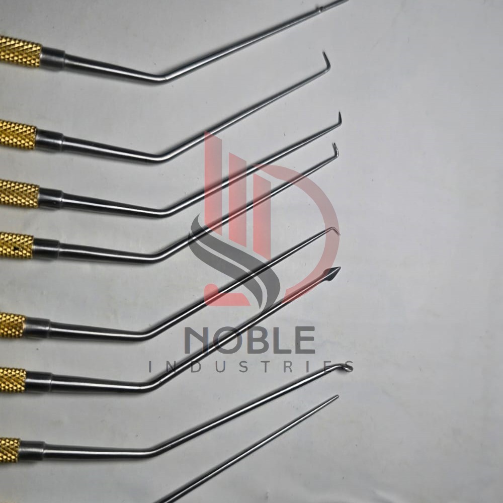 Stapedectomy Instruments Set Of 9 Instruments For Ear ENT Otology Surgery