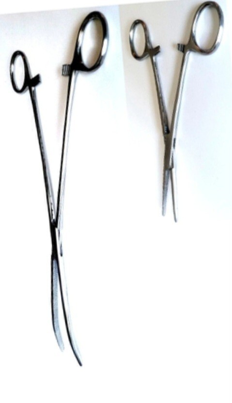Heamostat Pean Clamp 10 ” Curved / Locking Clamp 5″ ,Magnetic ,Stainless Steel