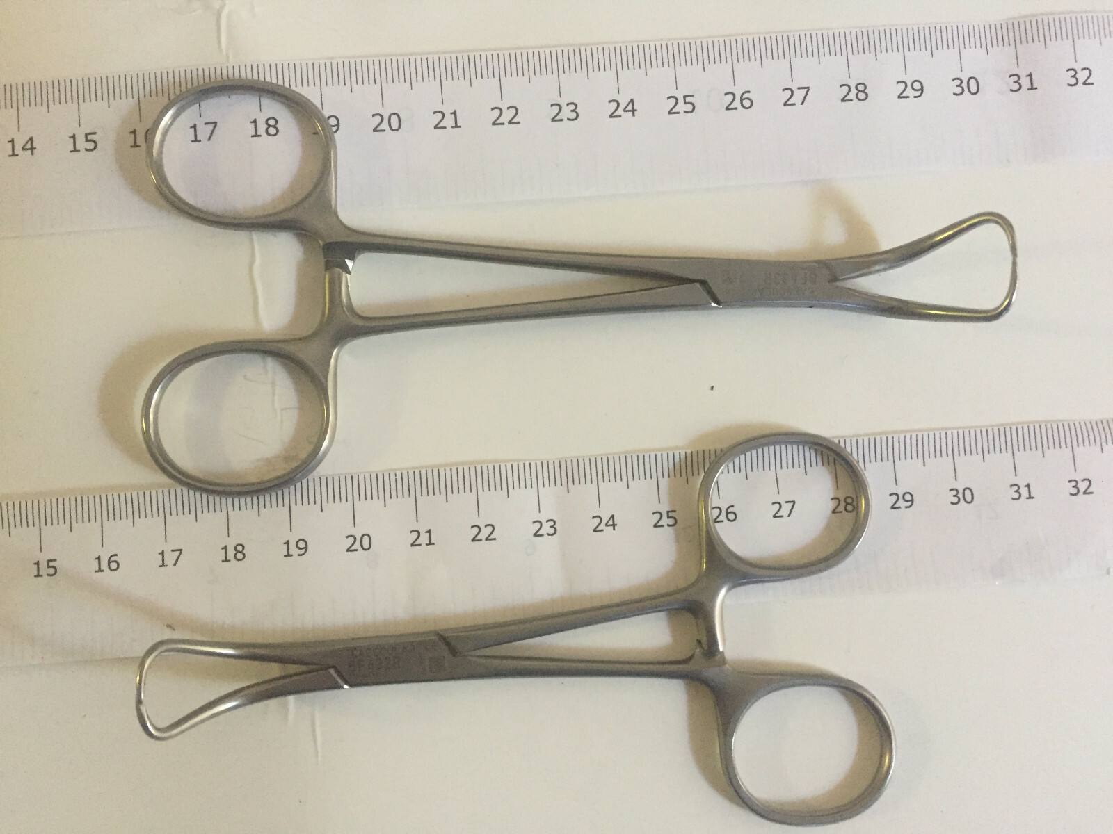 2 Pcs Aesculap BF433R BF432R Sharp Medical Surgical Clamp Forceps USED Fishing