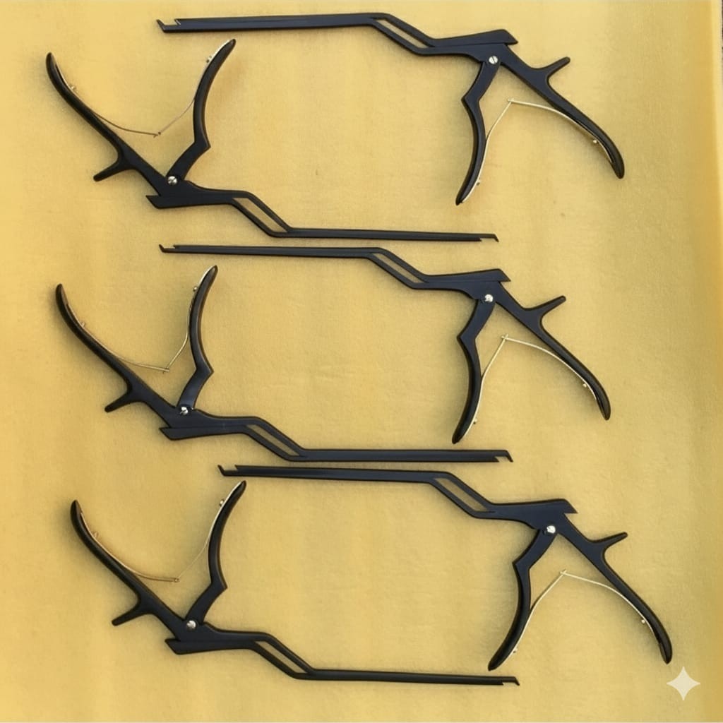 Kerrison Bayonet Bone Spine Rongeur,German Orthopedic Instruments Set of 6 PCS