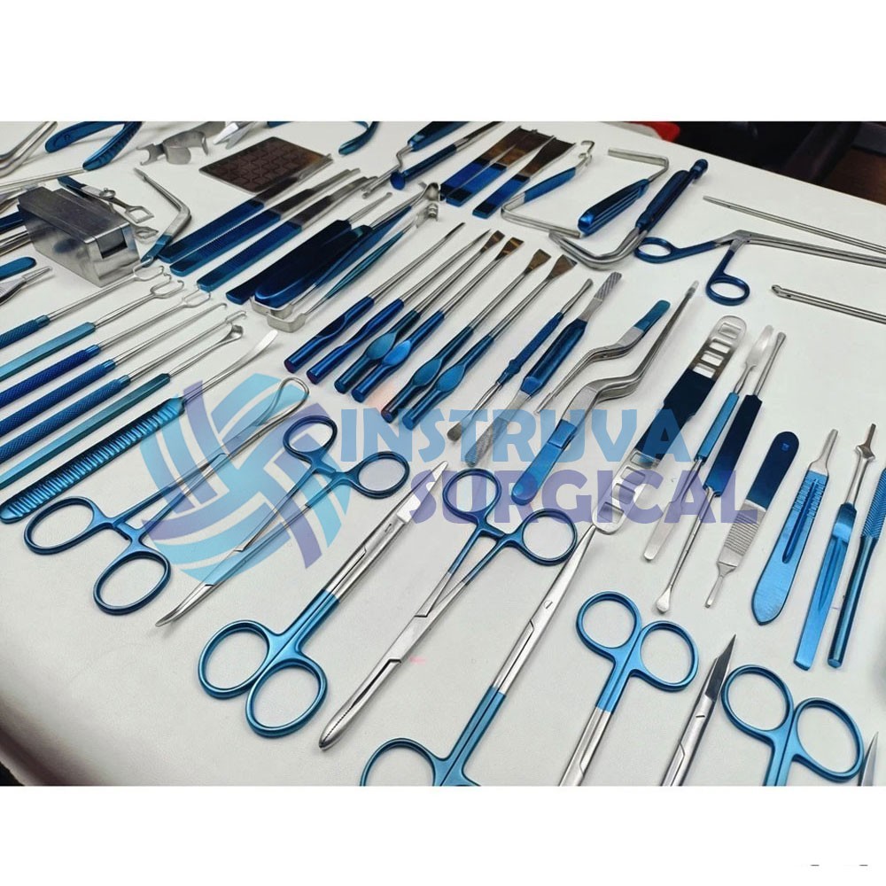 Rhinoplasty Instrument Set Titanium Coated Nose Surgery Premium Quality – Box