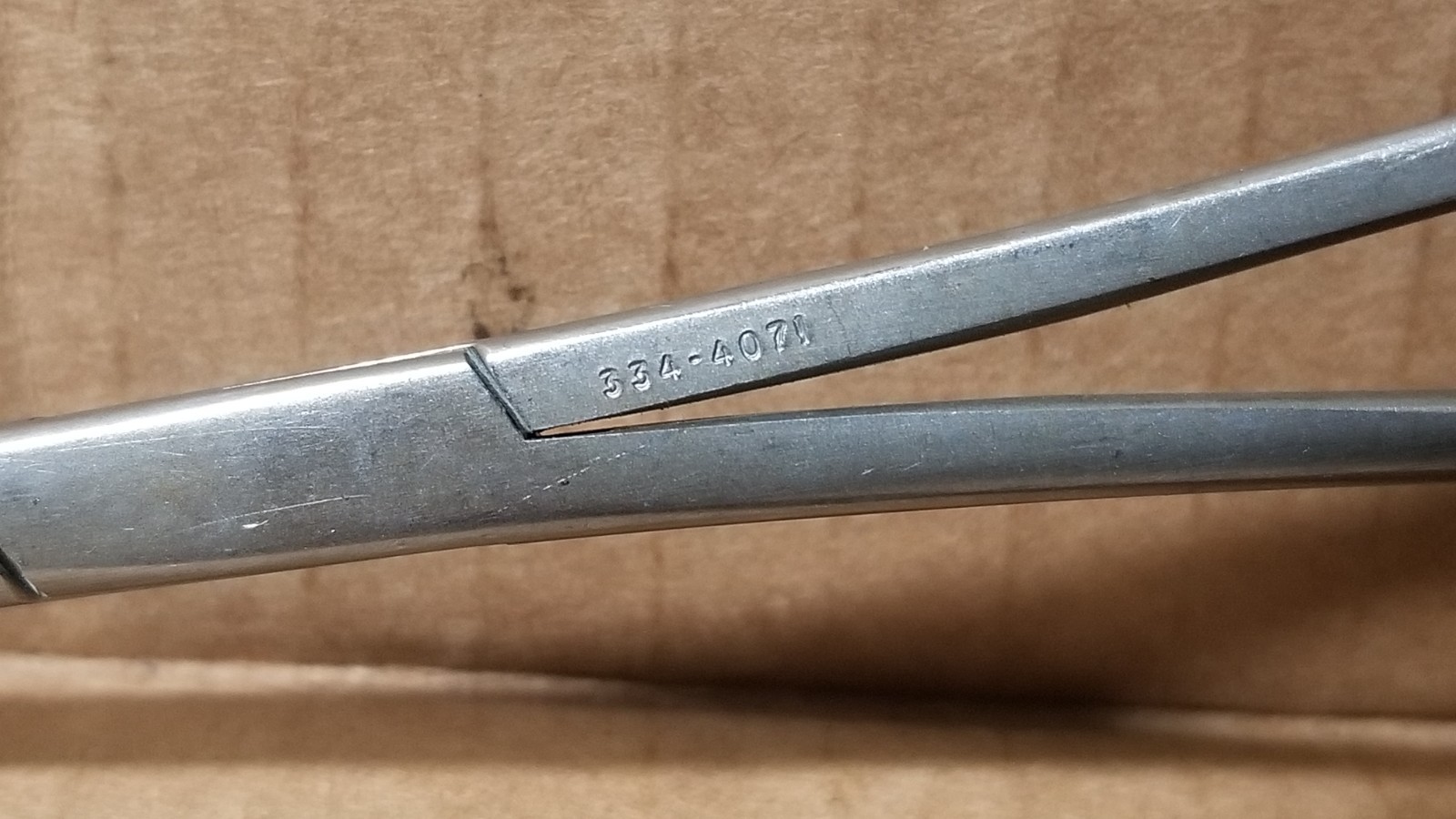 Vintage Codman Classic 334-4071 Stainless USA Surgical Curved Forceps VGC