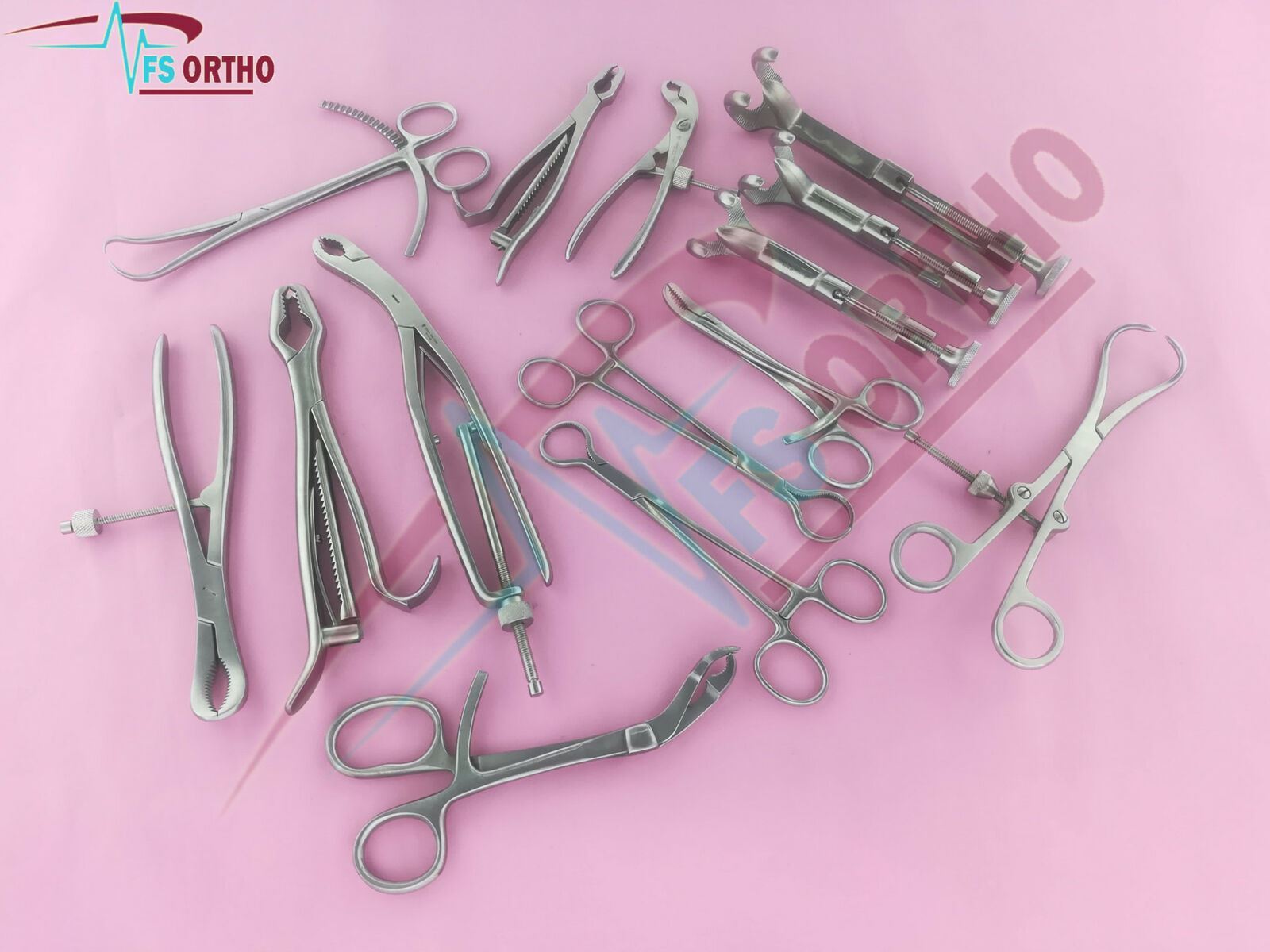 Small Bone Clamp Set Surgical Orthopedic Instruments Germany Stainless steel