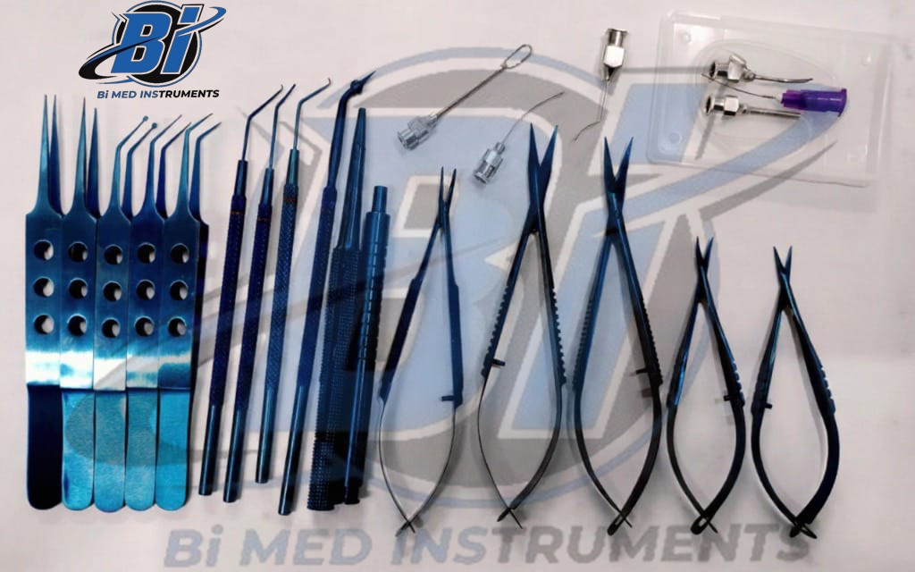Ophthalmic Cataract Eye Micro Surgery Surgical Instruments Set Of 21 Pcs