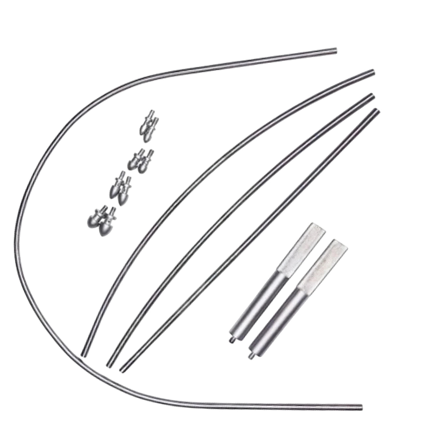 Vascular Set Fistula Tunneler Set of 11 PCs Orthopedic Surgical Instruments