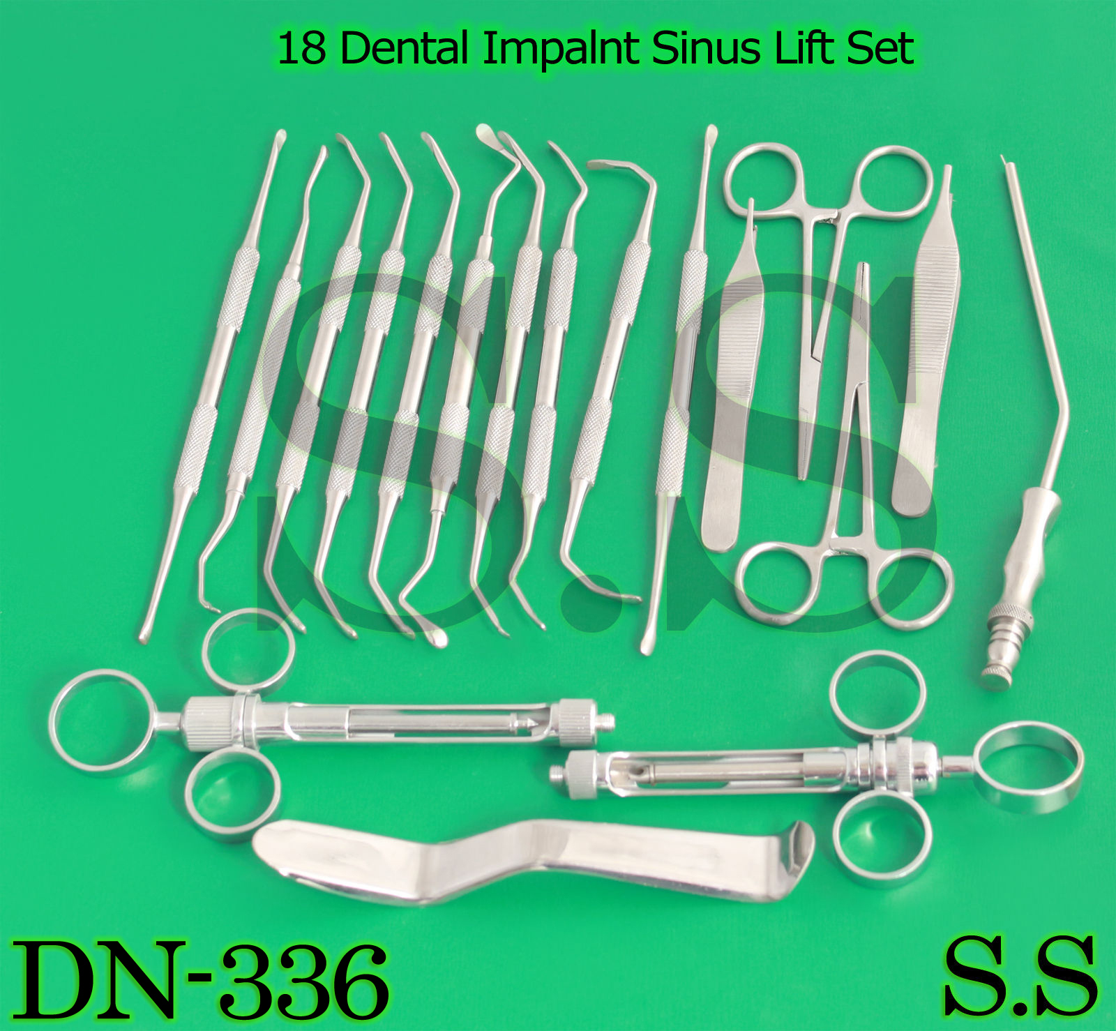 18 Dental Impalnt Sinus Lift Set Dentistry Surgical Instruments Full Kit DN-336