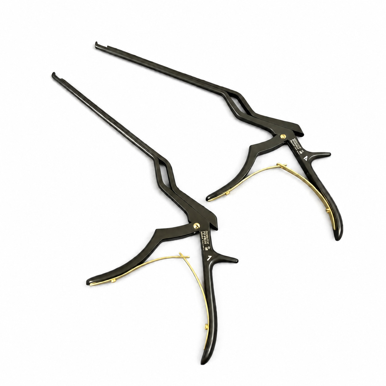 Kerrison Rongeur Set 1mm 4mm 45° Bayonet 9″ AESCULAP Spinal Surgical Instrument