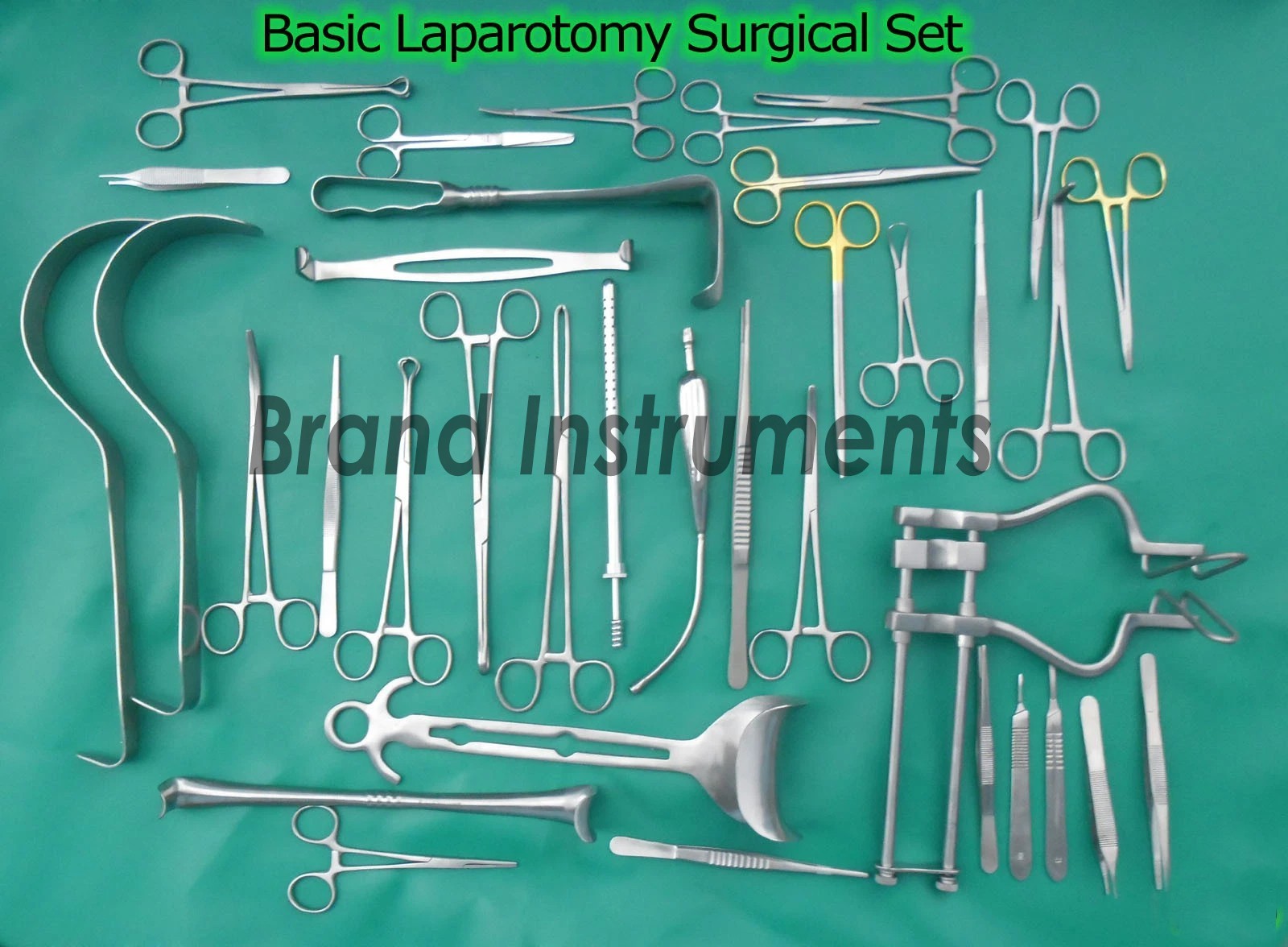 108 Pcs Basic Laparotomy Instruments Set Stainless Surgical Medical German Grade