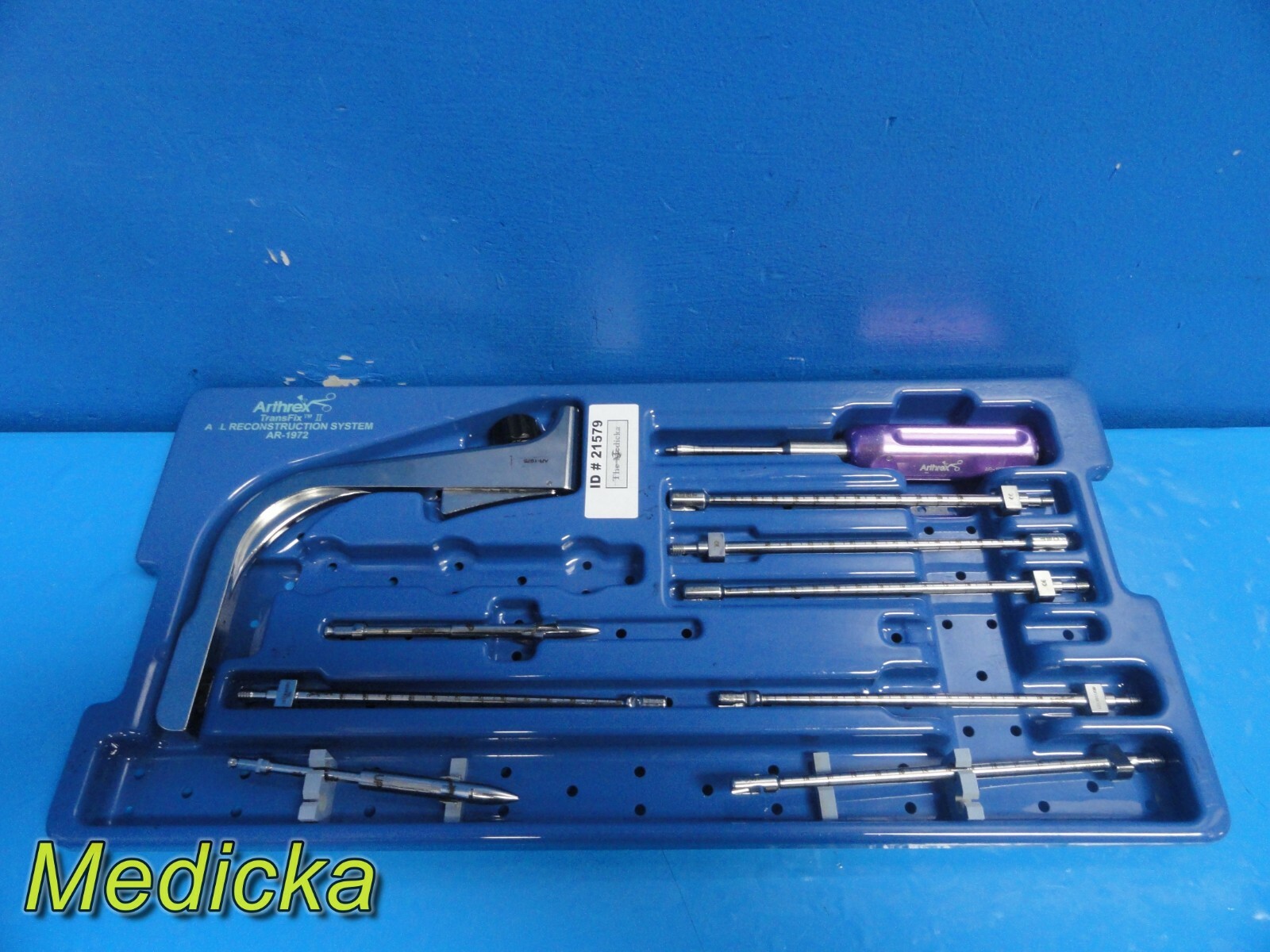 12X Arthrex Transfix II ACL Reconstruction System Set W/ Case AR-1972 ~ 21579