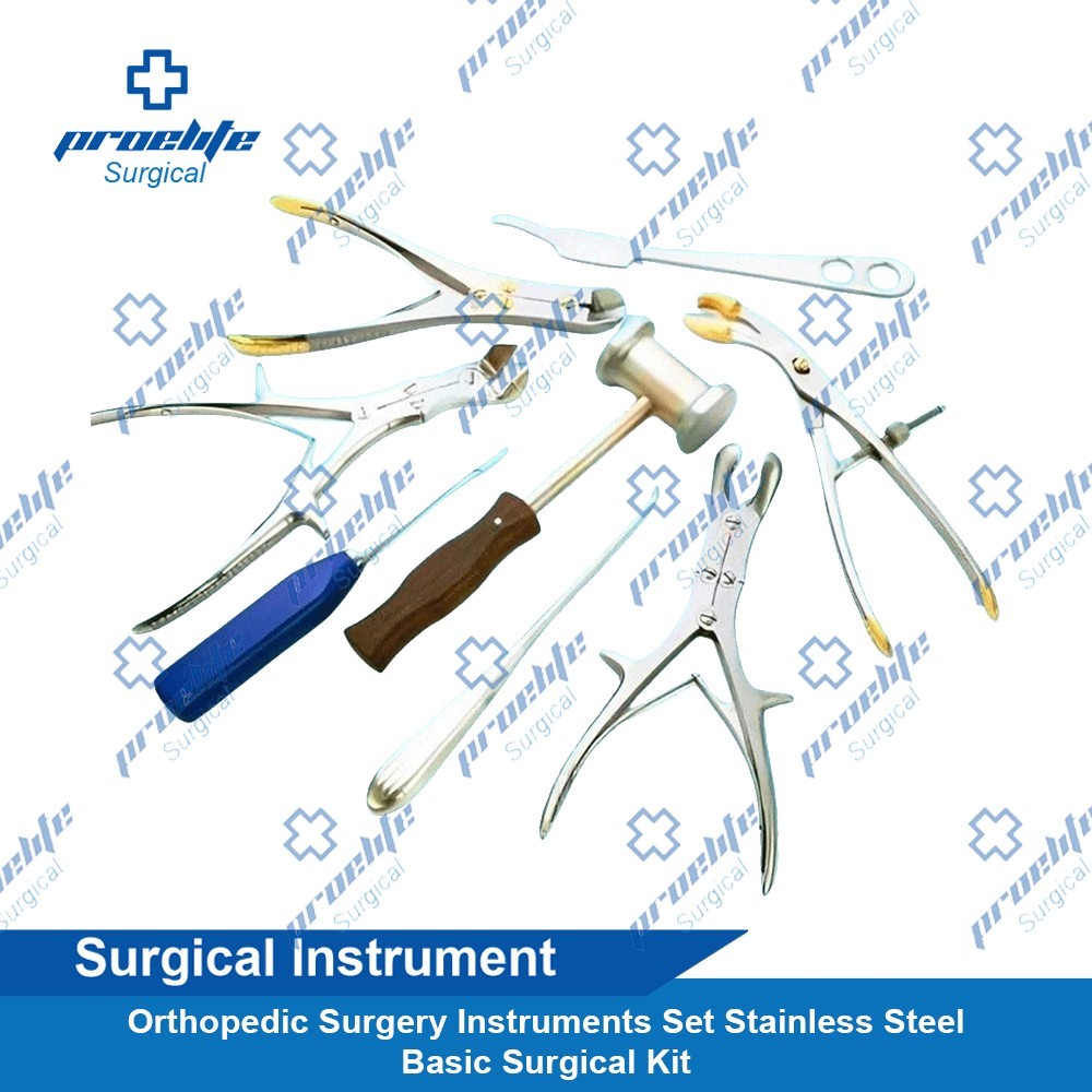 Orthopedic Surgery Instruments Set Stainless Steel Basic Surgical Kit