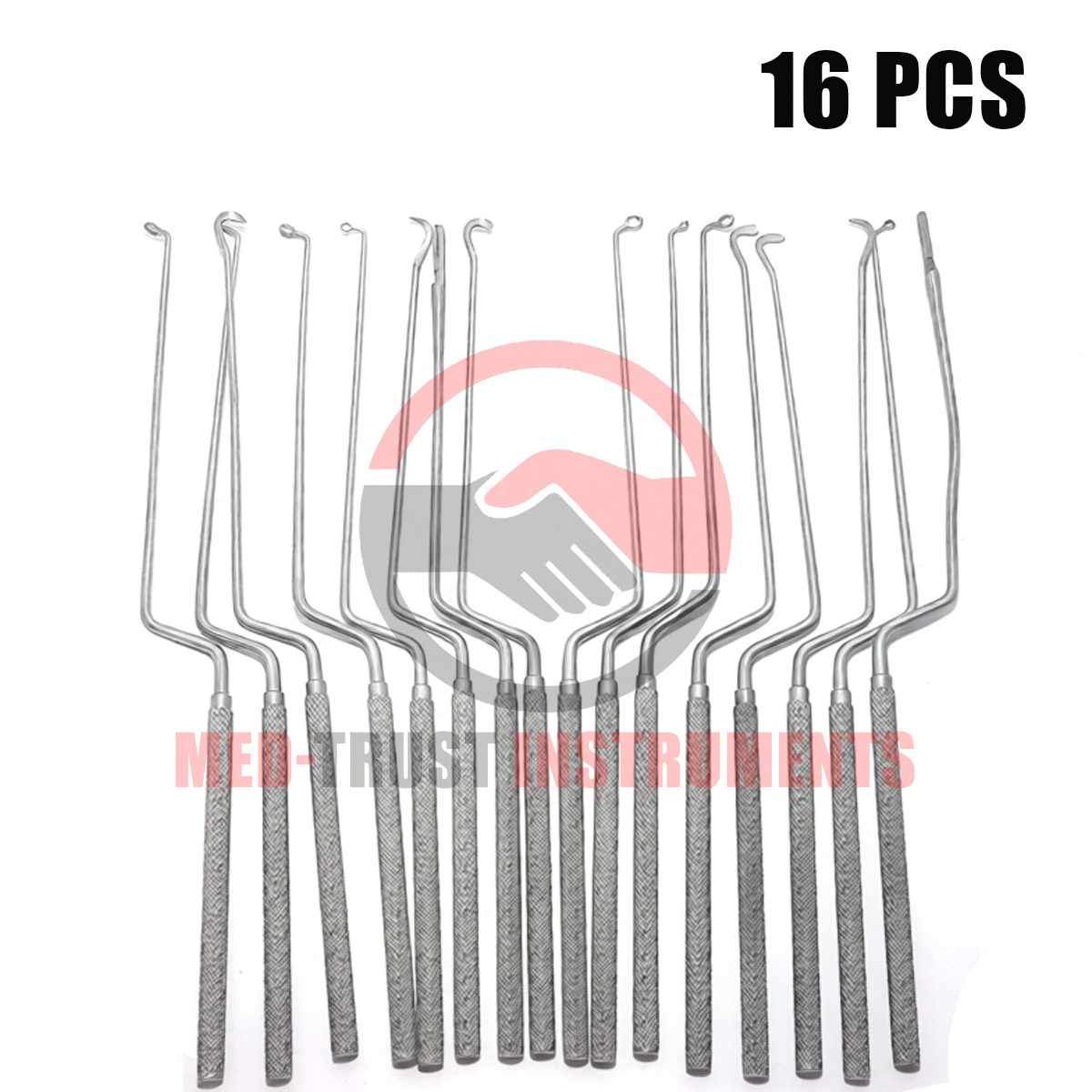 Hardy Pituitary Neuro Curettes Set Of 16 Surgical Instruments Transsphenoidal