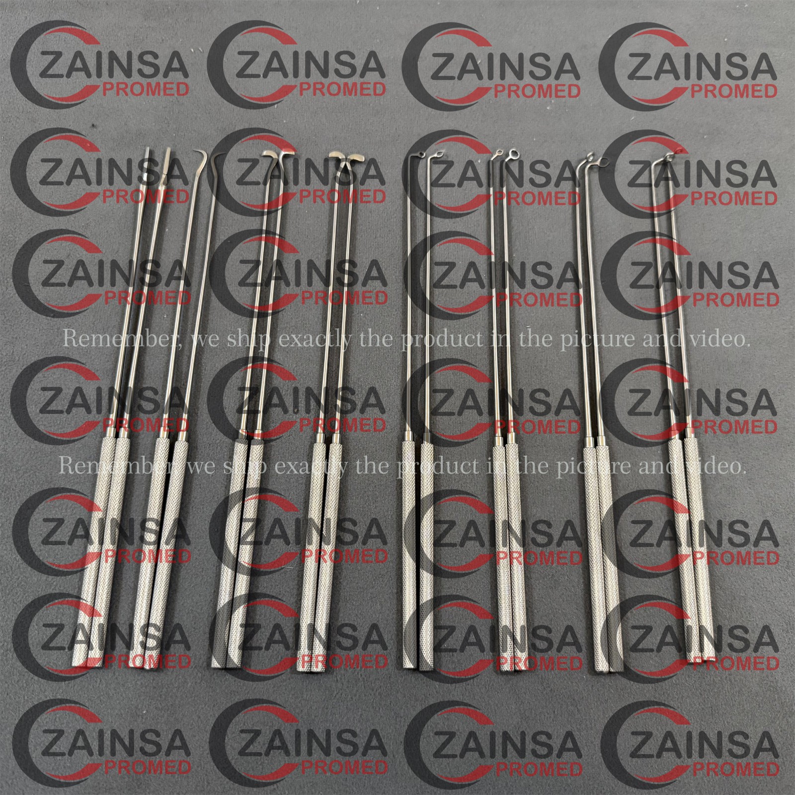 Neuro Hardy Pituitary Curettes Set Of 16 Transsphenoidal Surgical Instruments