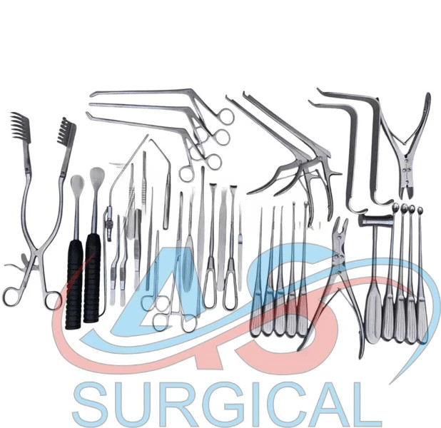 Laminectomy Instruments Complete Set of 39 Pcs Spine Orthopedic Instrument + Box
