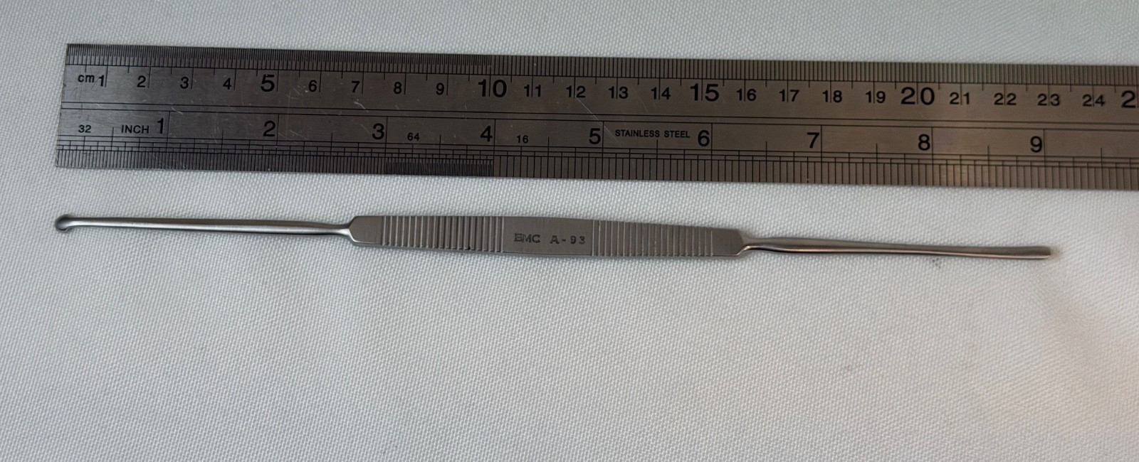 Storz N-4660 Cottle Septum Elevator 4mm x 4mm Round End & 3mm Spatula End 9″ ENT