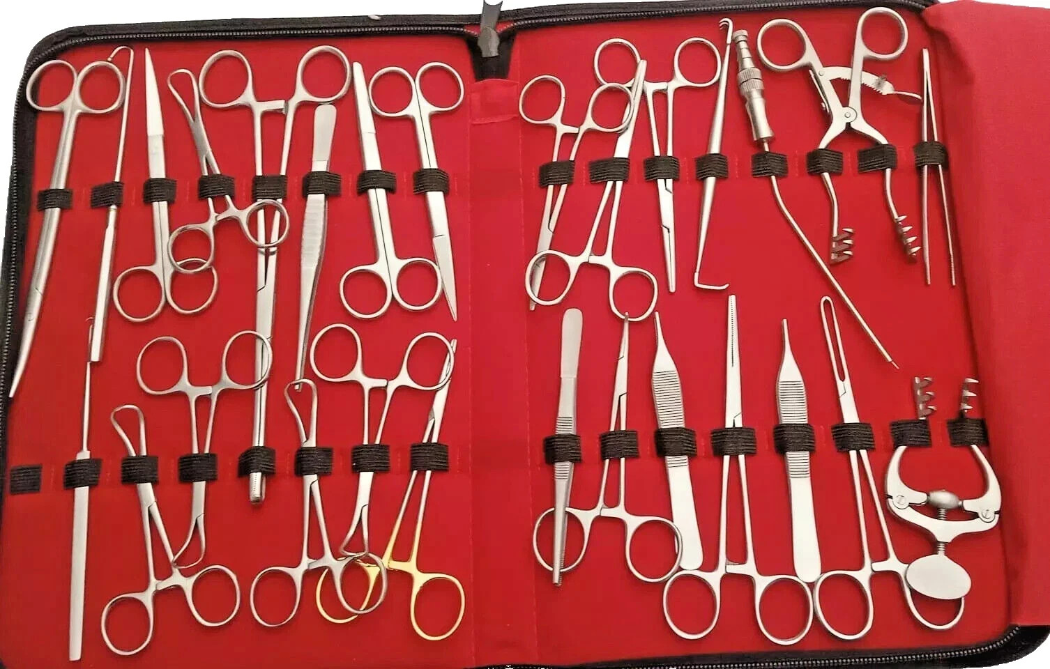 Set of 28 Pcs Professional Plastic Surgery Kit Surgical Instruments