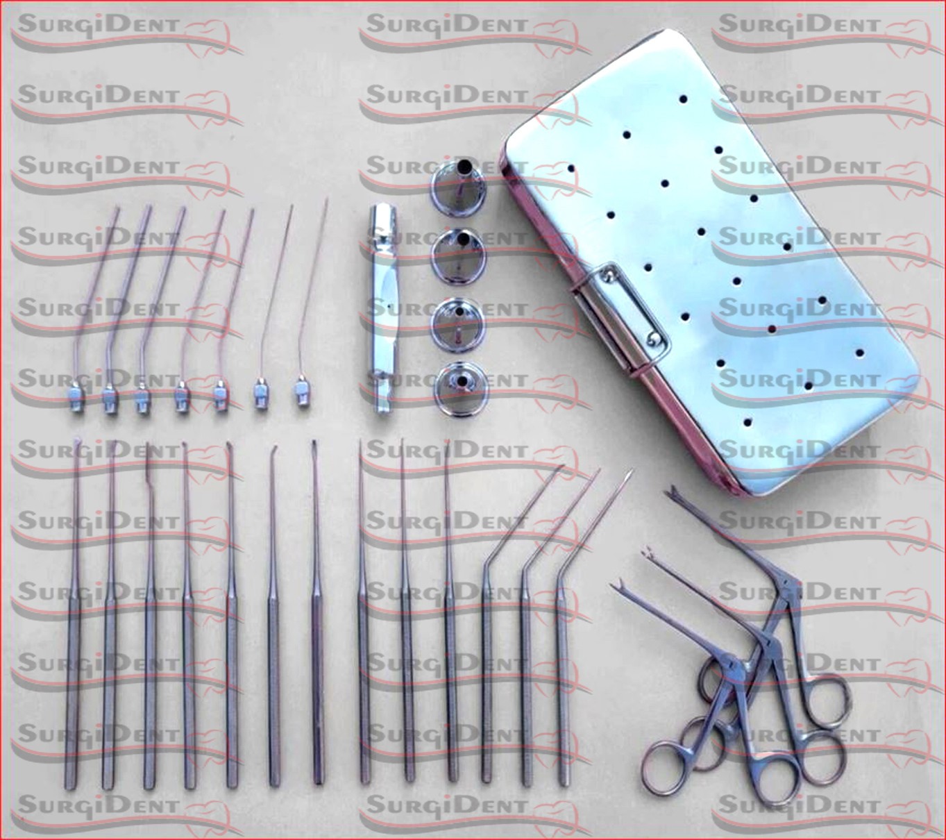 Myringoplasty Surgical ENT Instruments Shea Ear Operation Myringotomy 29Pcs Set