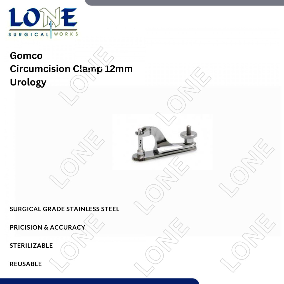 Gomco Circumcision Clamp German Grade Urology Surgical Tool 12mm Set of 5