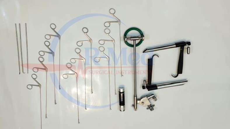 Pedestal Laryngoscope Set Micro Laryngeal Surgery ENT Instruments Endoscopic