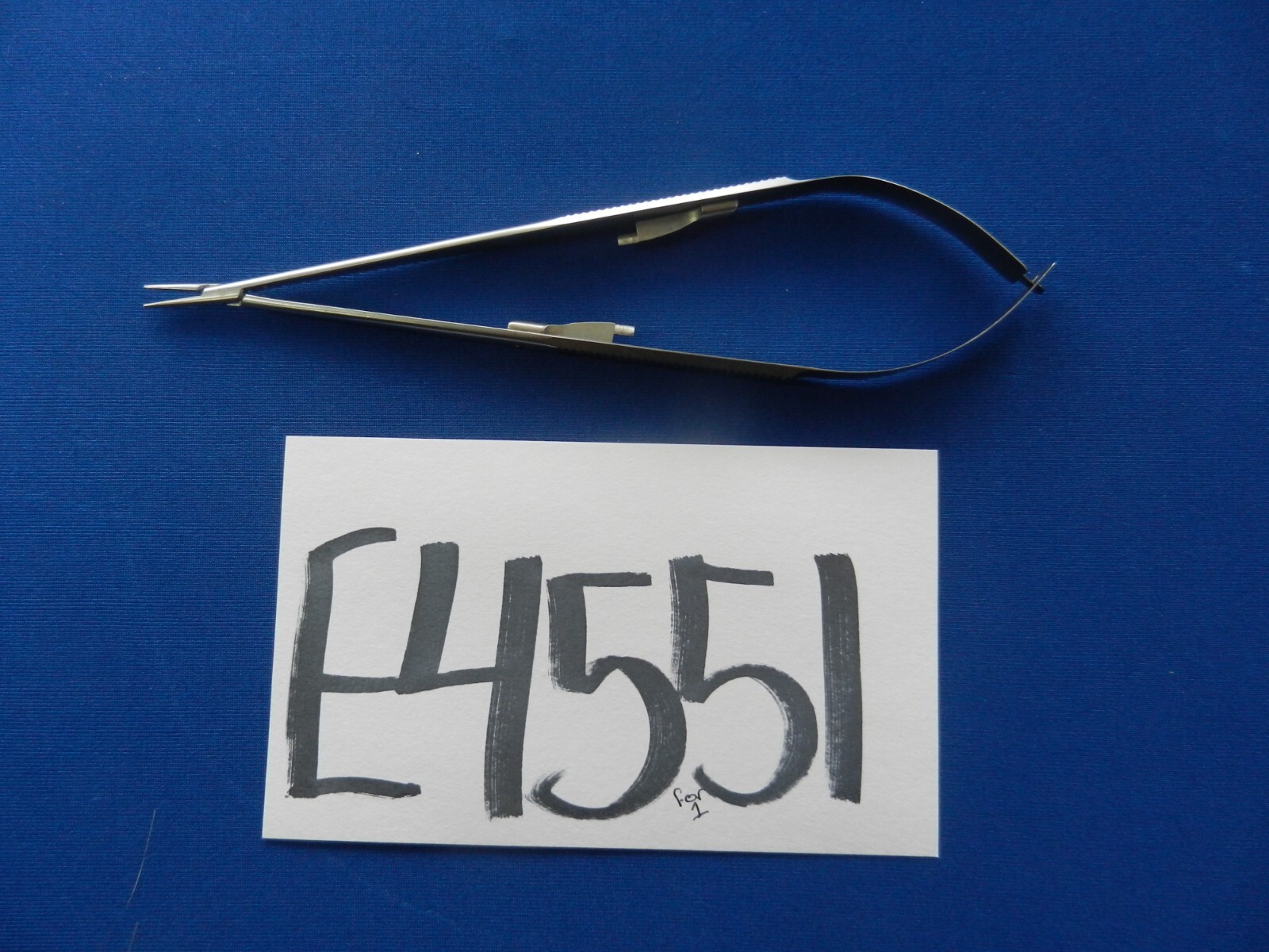 E4551 Jarit 277-141 Jacobson Straight Needle Holder 17.8cm Overall Length
