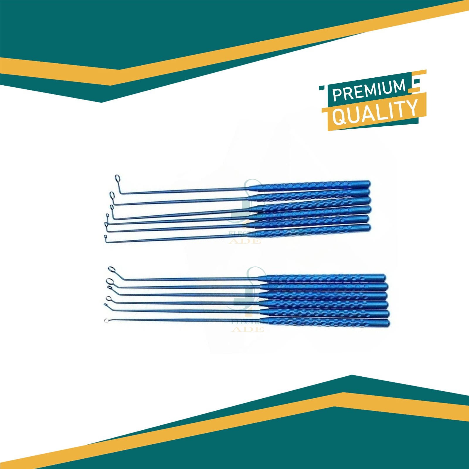 12-Piece Hardy Pituitary Neuro Curette Set for Transsphenoidal Procedures