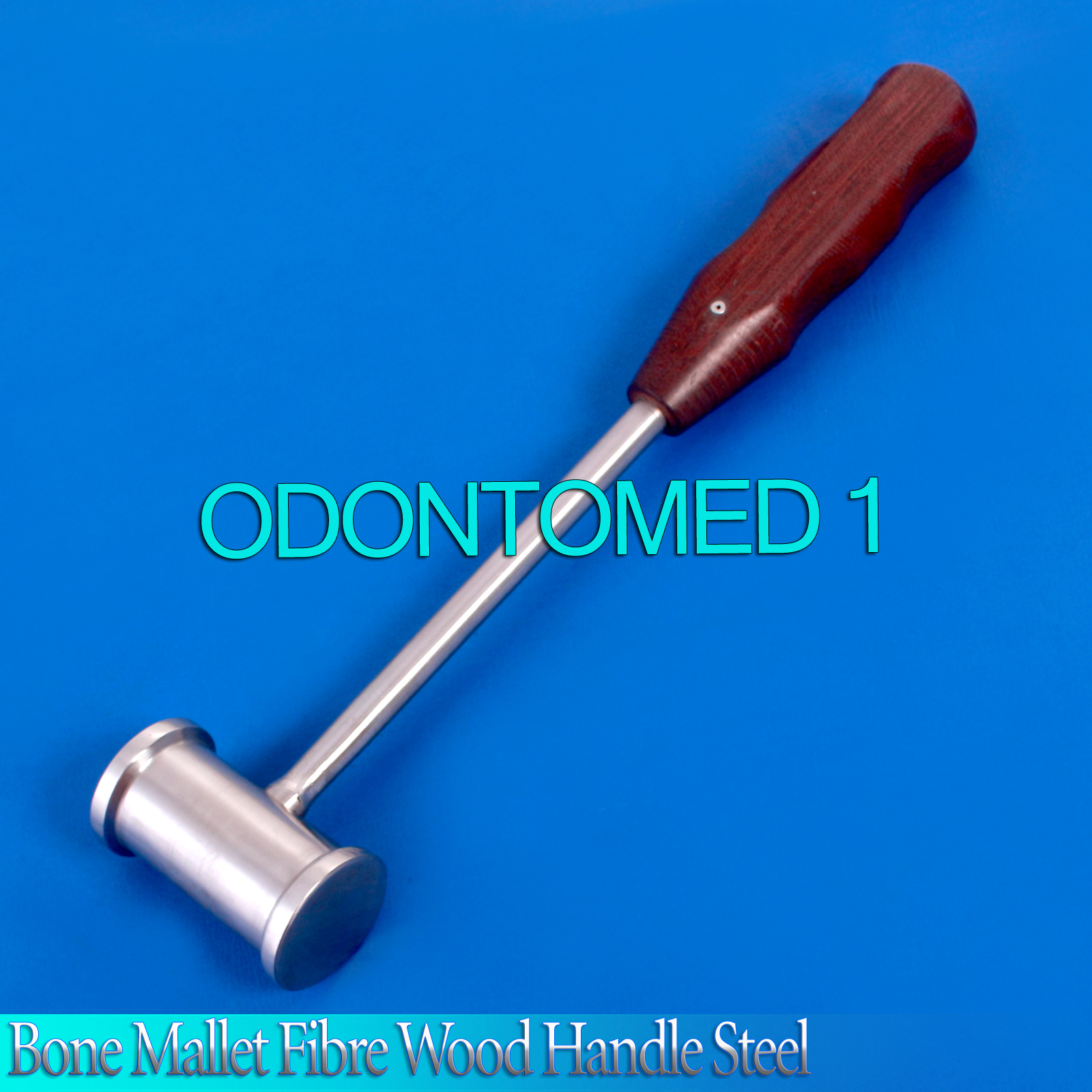 Bone Mallet Fibre Wood Handle Steel Orthopedic Surgical Instruments