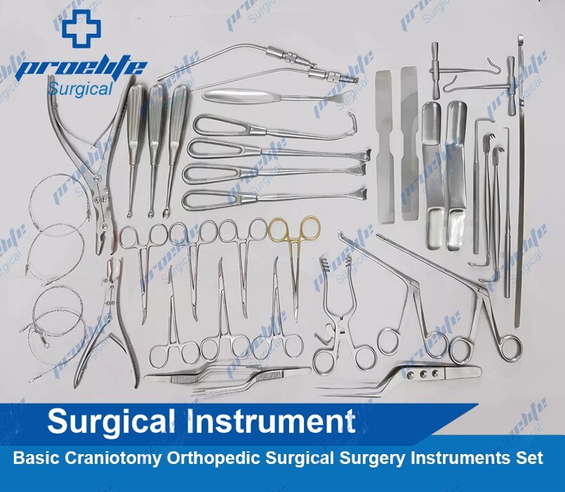 Basic Craniotomy Orthopedic Surgical Surgery Instruments Set