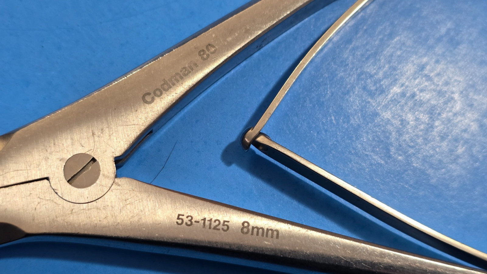 Codman 53-1125 Surgical Orthopedic Leksell Laminectomy Rongeur 8mm Jaw.