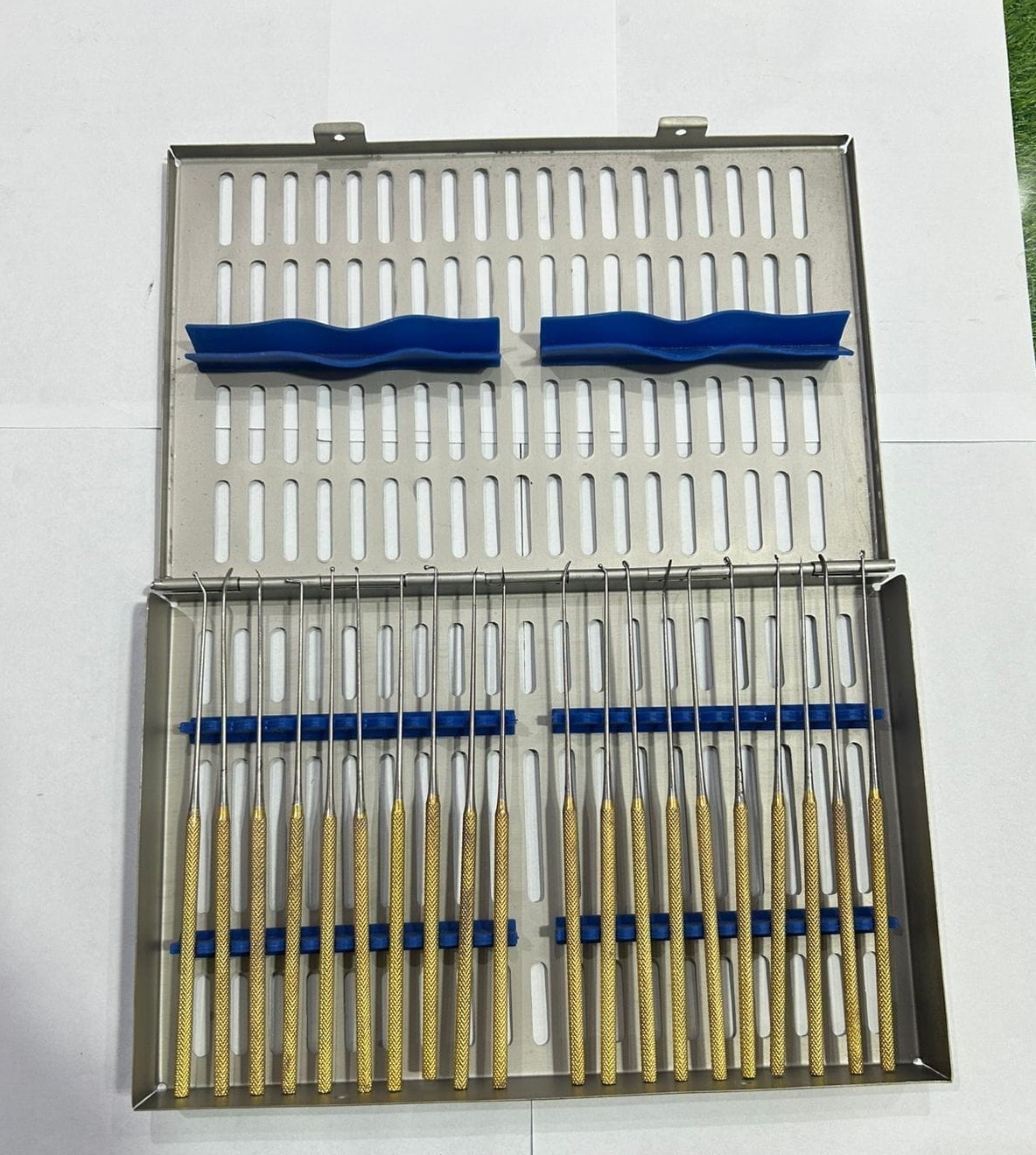 Aesculap Rhoton Micro Dissector Set 20Pcs Gold Neurosurgery Instruments