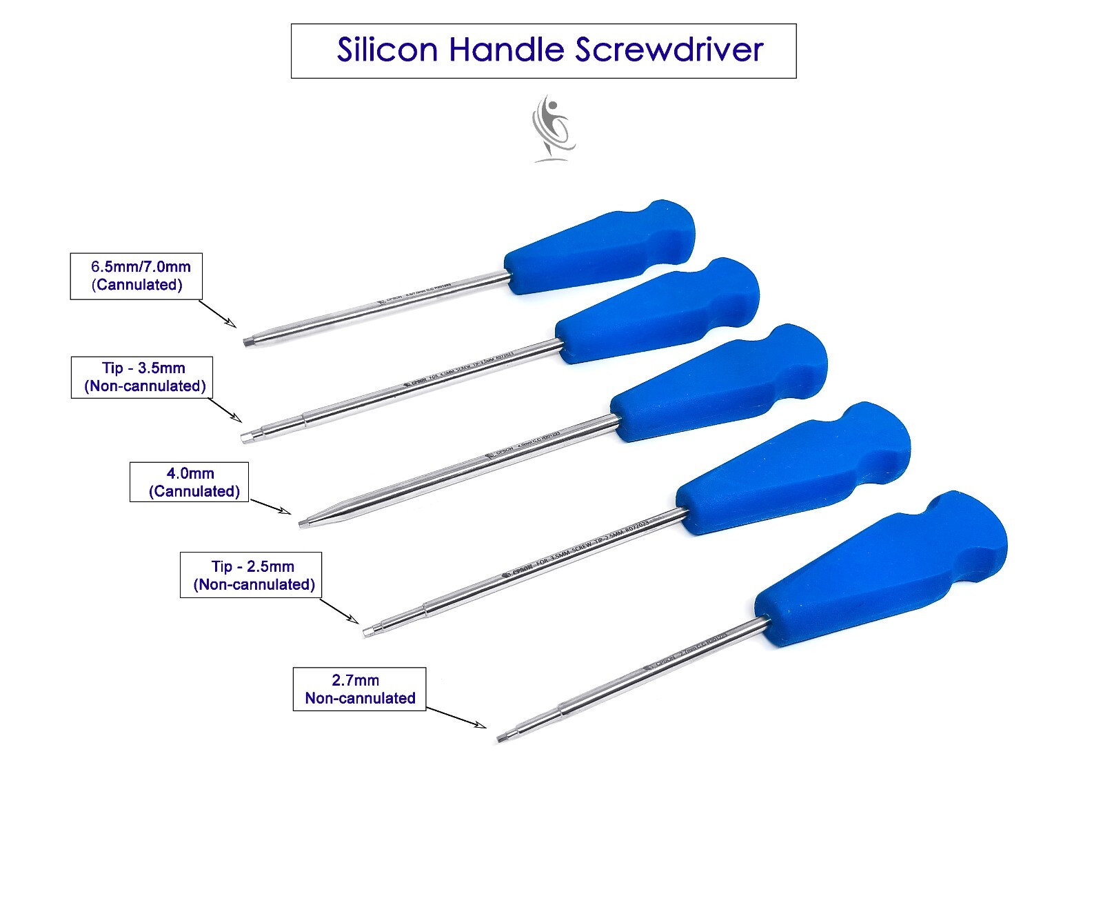 Silicon Handle Screwdriver Veterinary Instrument