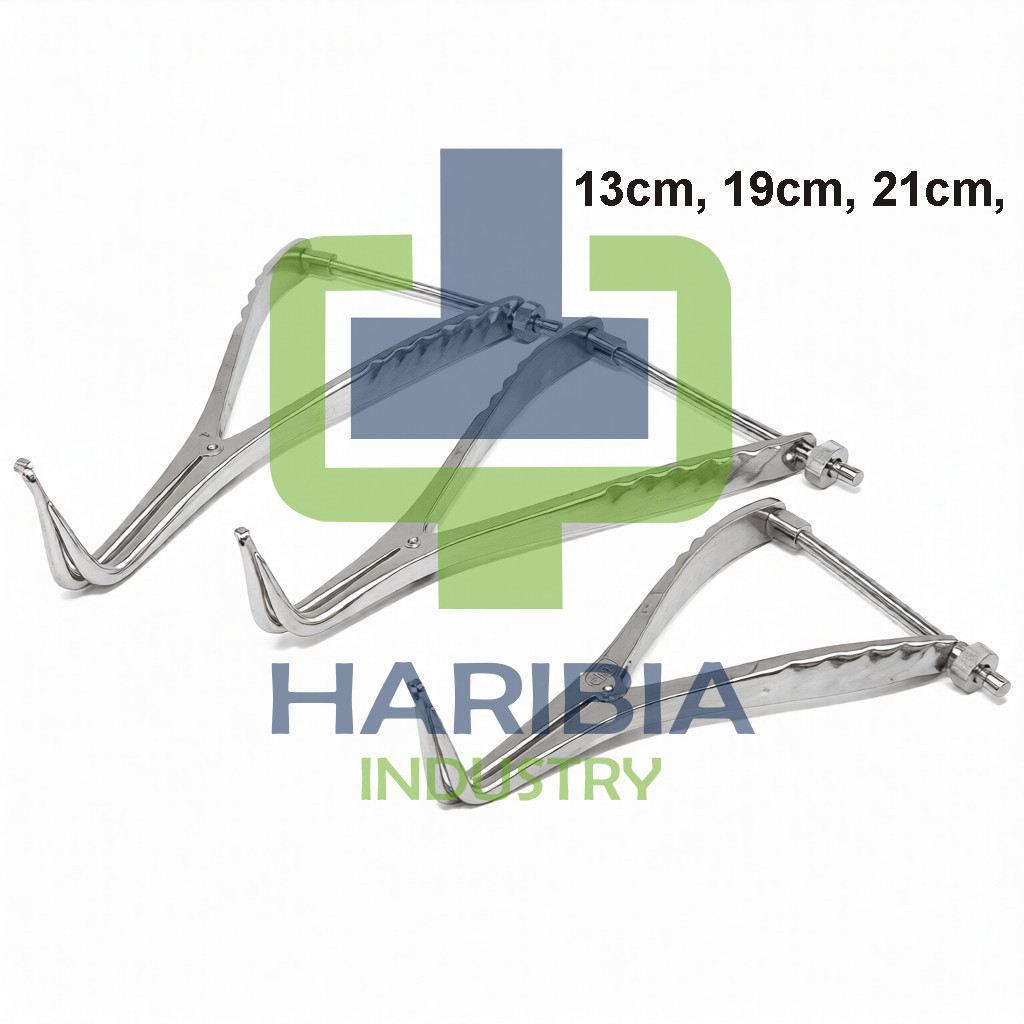 Set of 3 Stifle Distractor with Spinlock 13cm, 19cm, 21cm Orthopedic Instruments