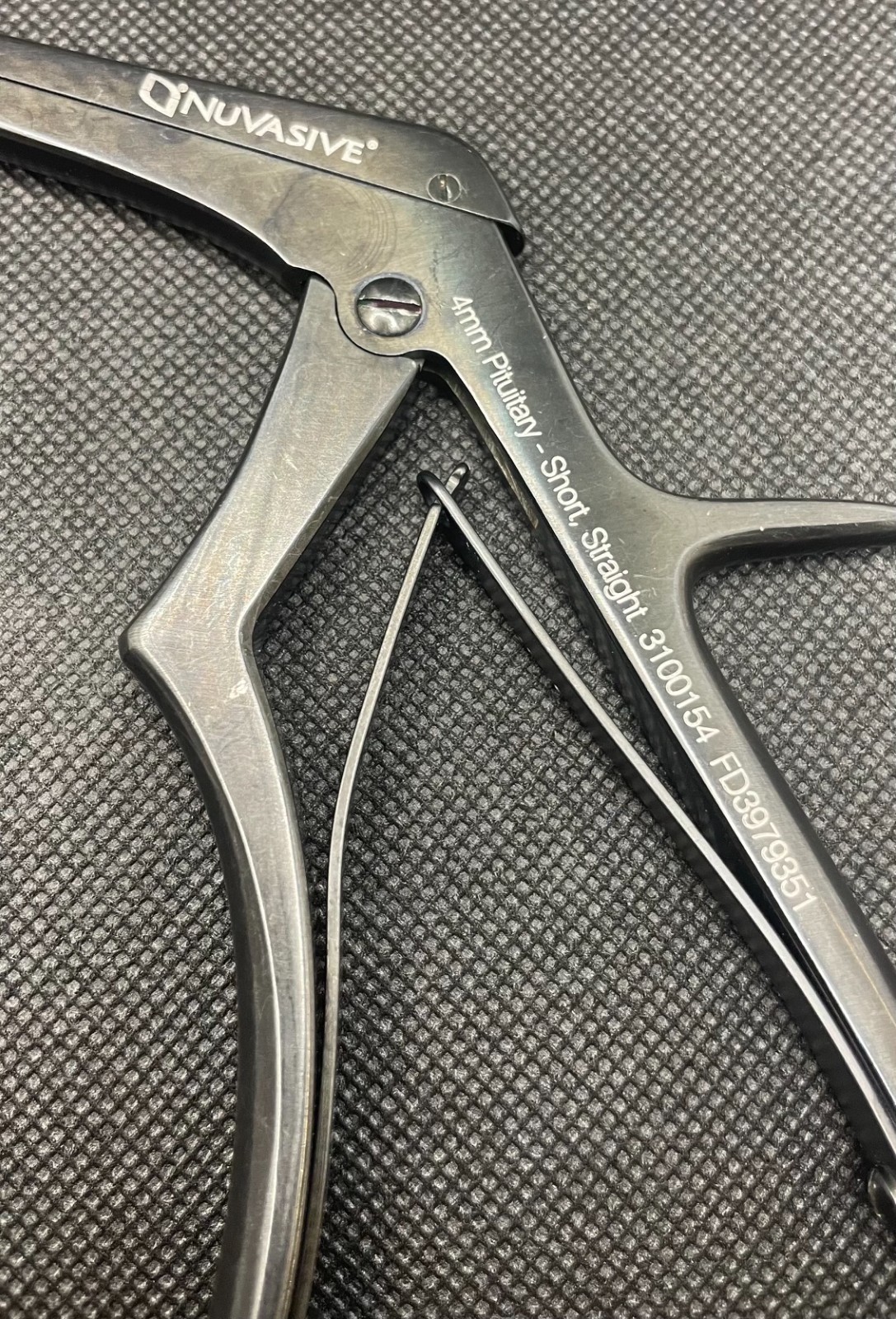 NUVASIVE 3100154 4mm Short Straight Pituitary Rongeur MaXcess Micro Excavation