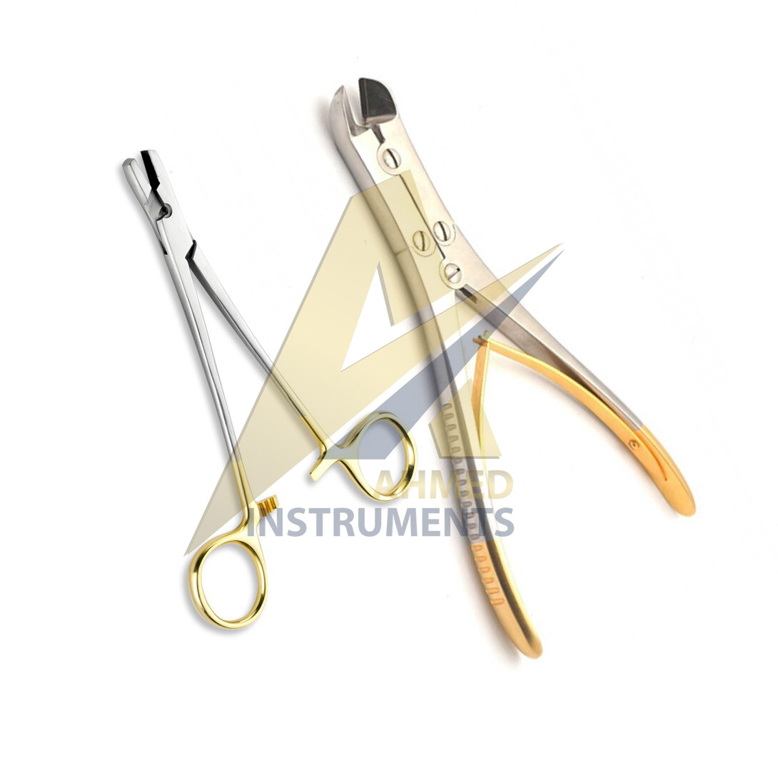 TC Pin Wire Cutter & Cerclage Wire Twister Veterinary Orthopedic Surgical 2 PCs